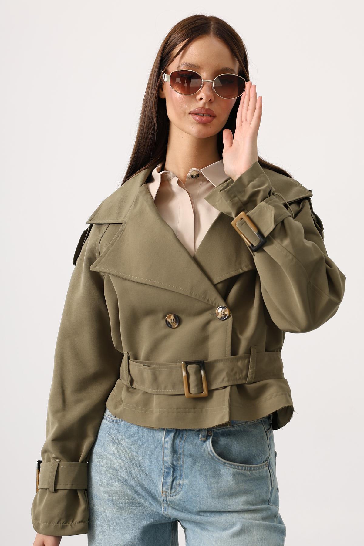 Trenchcoat - Casual Elegant Streetwear - Brand: Reyon - Women & Kids, Baby Clothes Wholesale - TheBS Women