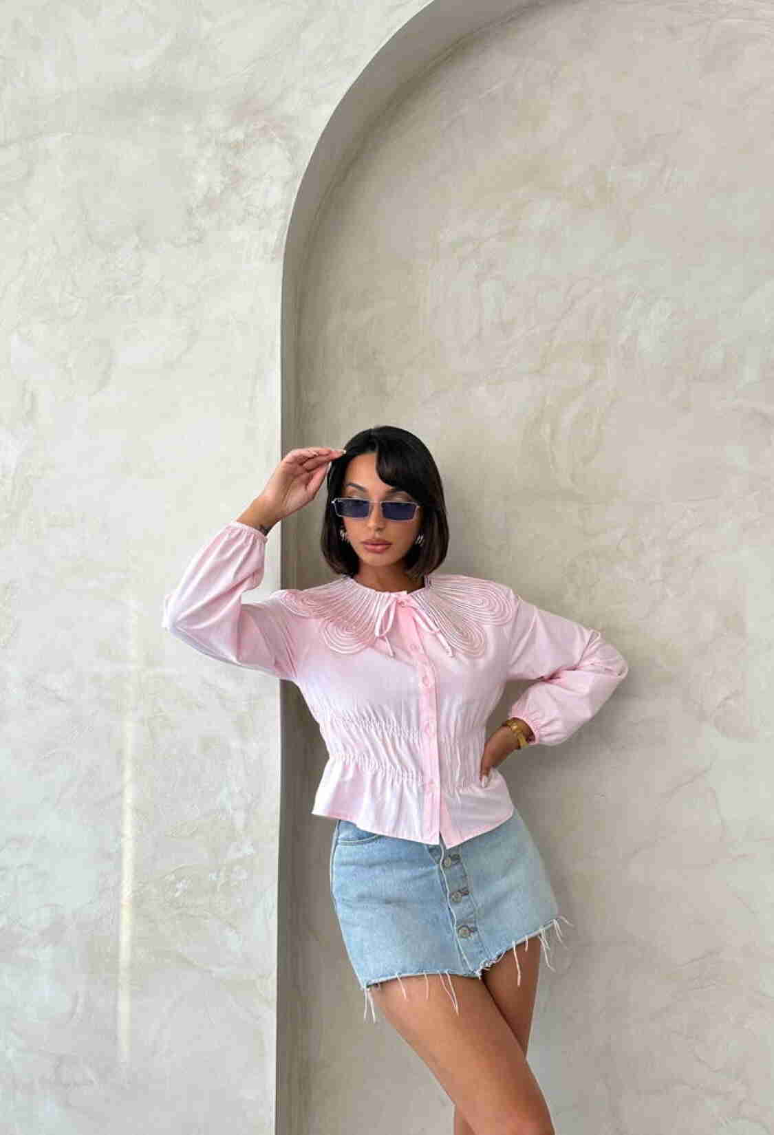 Blouse - Casual Cute Preppy Elegant Style - Brand: Topshow - Women & Kids, Baby Clothes Wholesale - TheBS Women