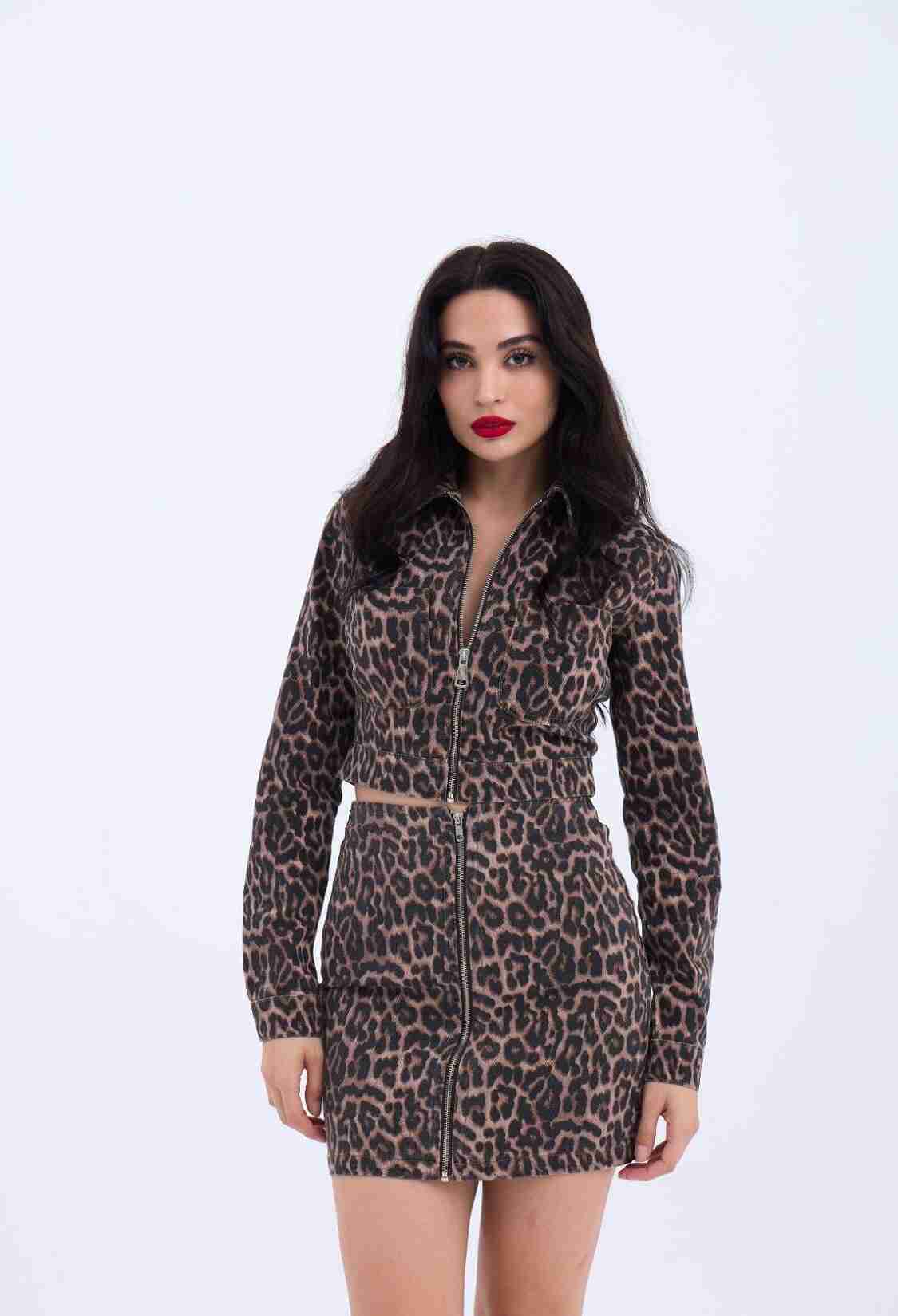Leopard Print Sexy Streetwear Set - Brand: Fame - Women & Kids, Baby Clothes Wholesale - TheBS Women
