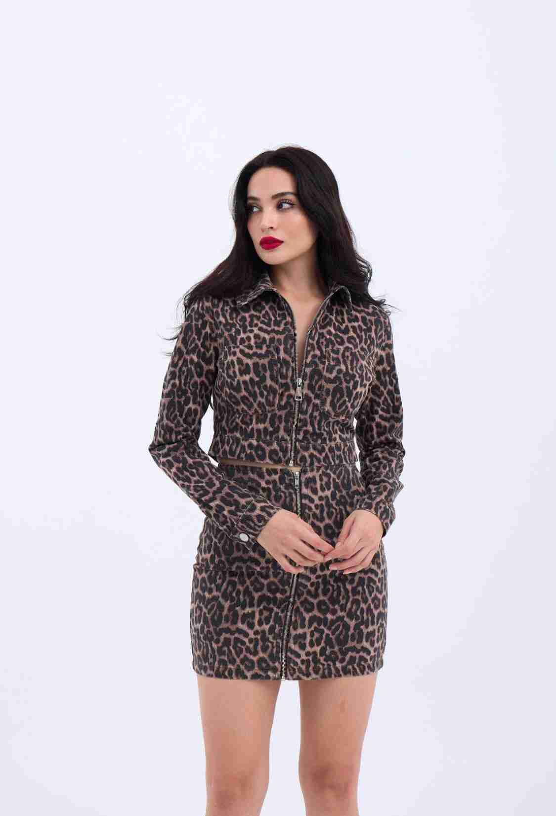 Leopard Print Sexy Streetwear Set - Brand: Fame - Women & Kids, Baby Clothes Wholesale - TheBS Women