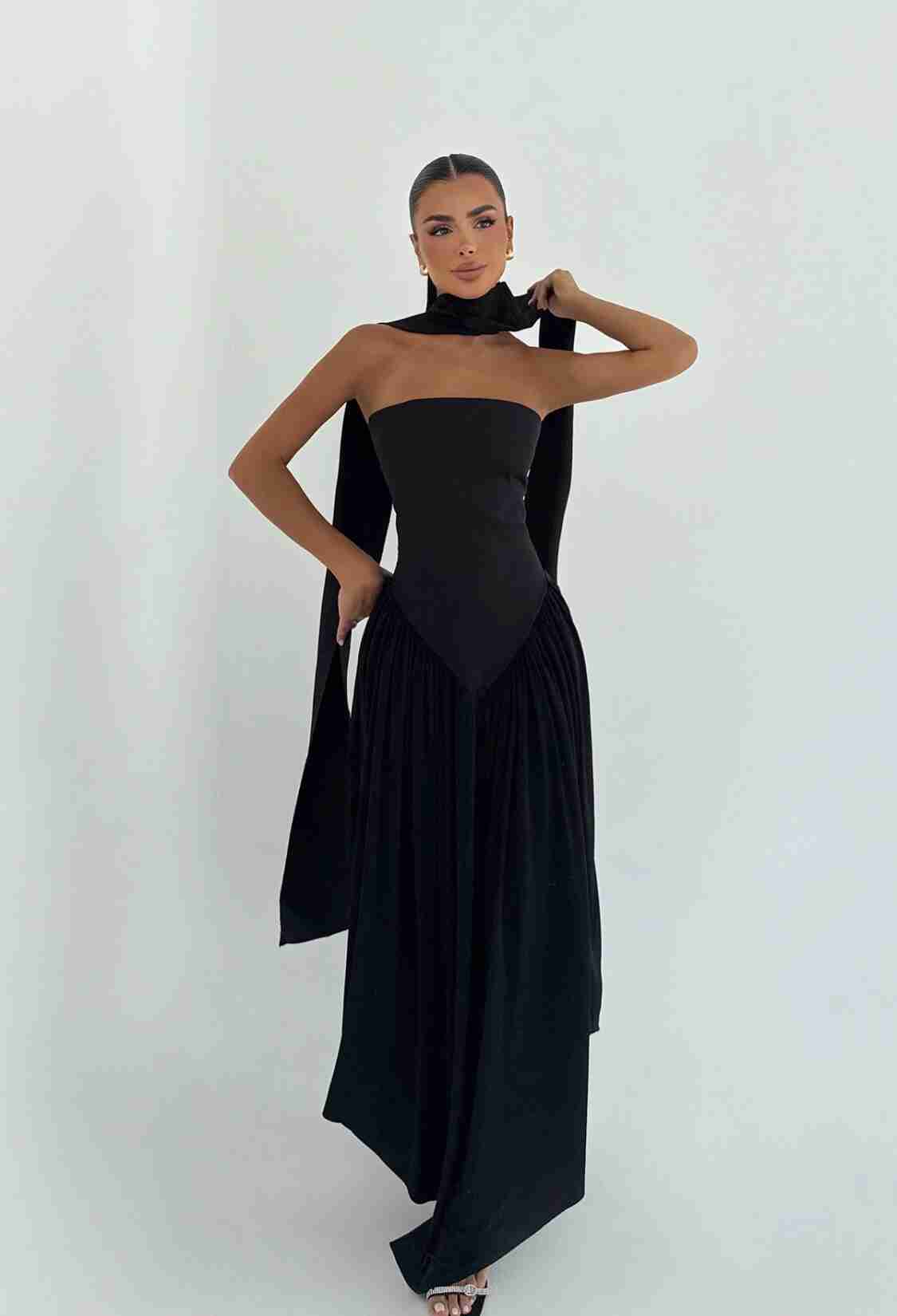 Elegant Strapless Slip Dress - Brand: EYYO ATELIER - Women & Kids, Baby Clothes Wholesale - TheBS Women