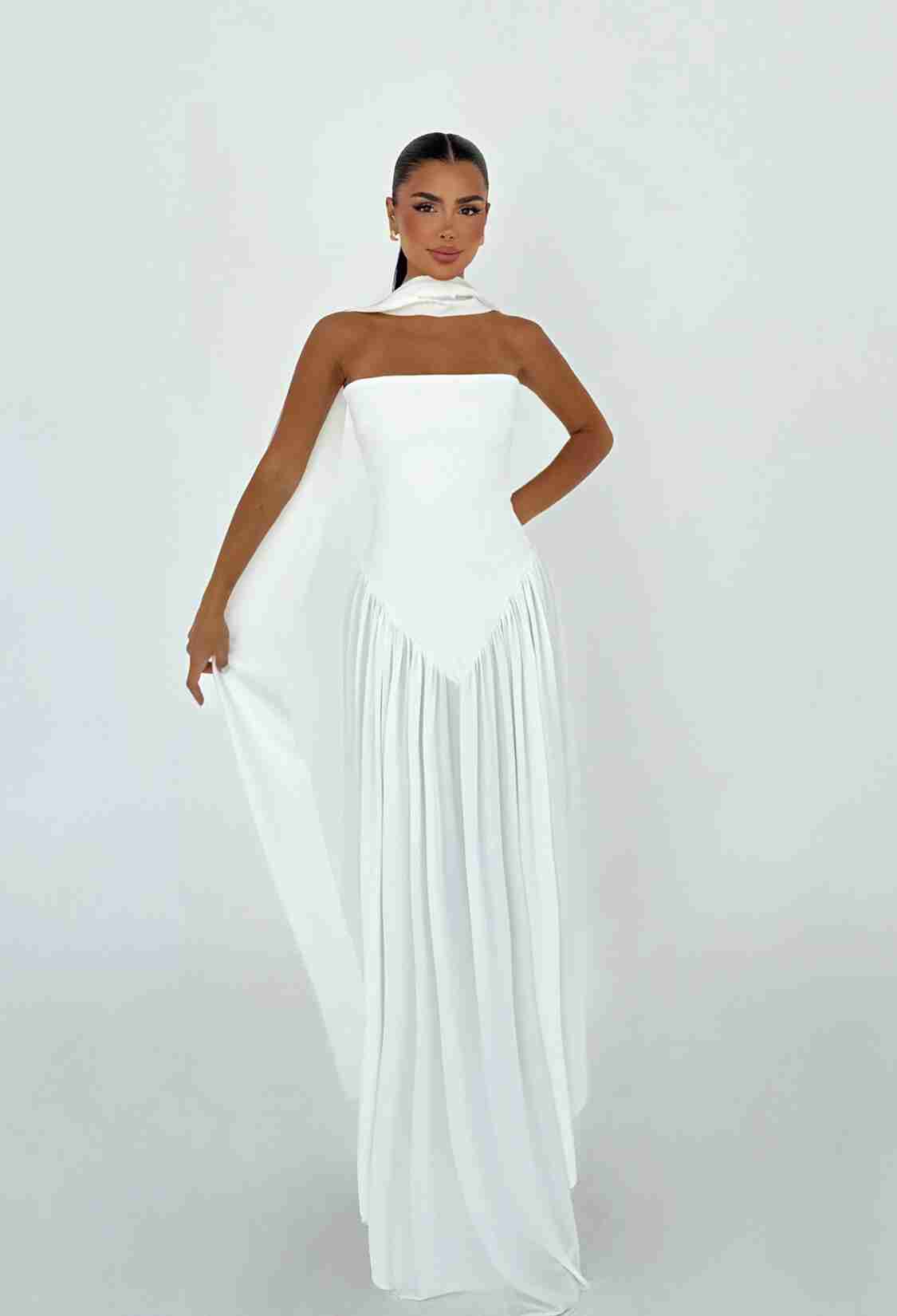 ElegantStrapless Maxi Dress - Brand: EYYO ATELIER - Women & Kids, Baby Clothes Wholesale - TheBS Women