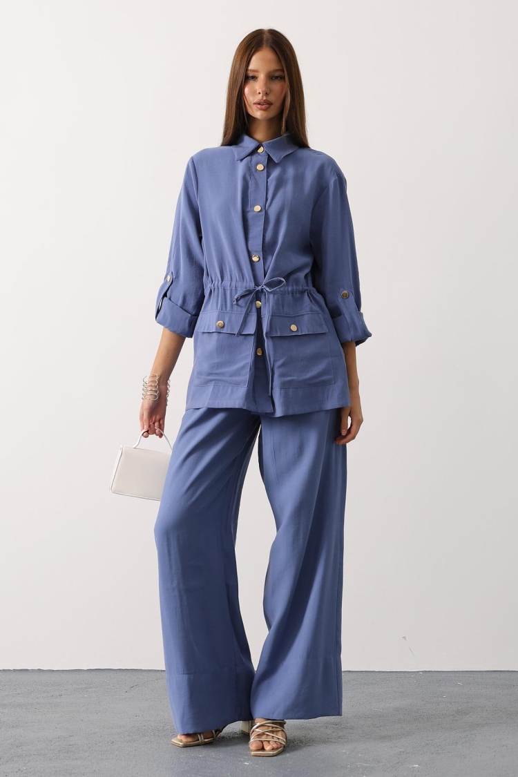 Blue Set Casual Elegant Formal - Brand: Reyon - Women & Kids, Baby Clothes Wholesale - TheBS Women