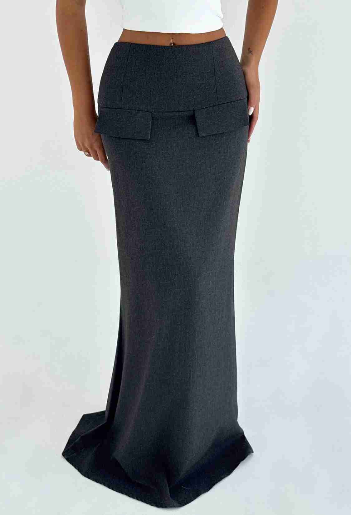 Black Elegant Mermaid Maxi Skirt - Brand: EYYO ATELIER - Women & Kids, Baby Clothes Wholesale - TheBS Women