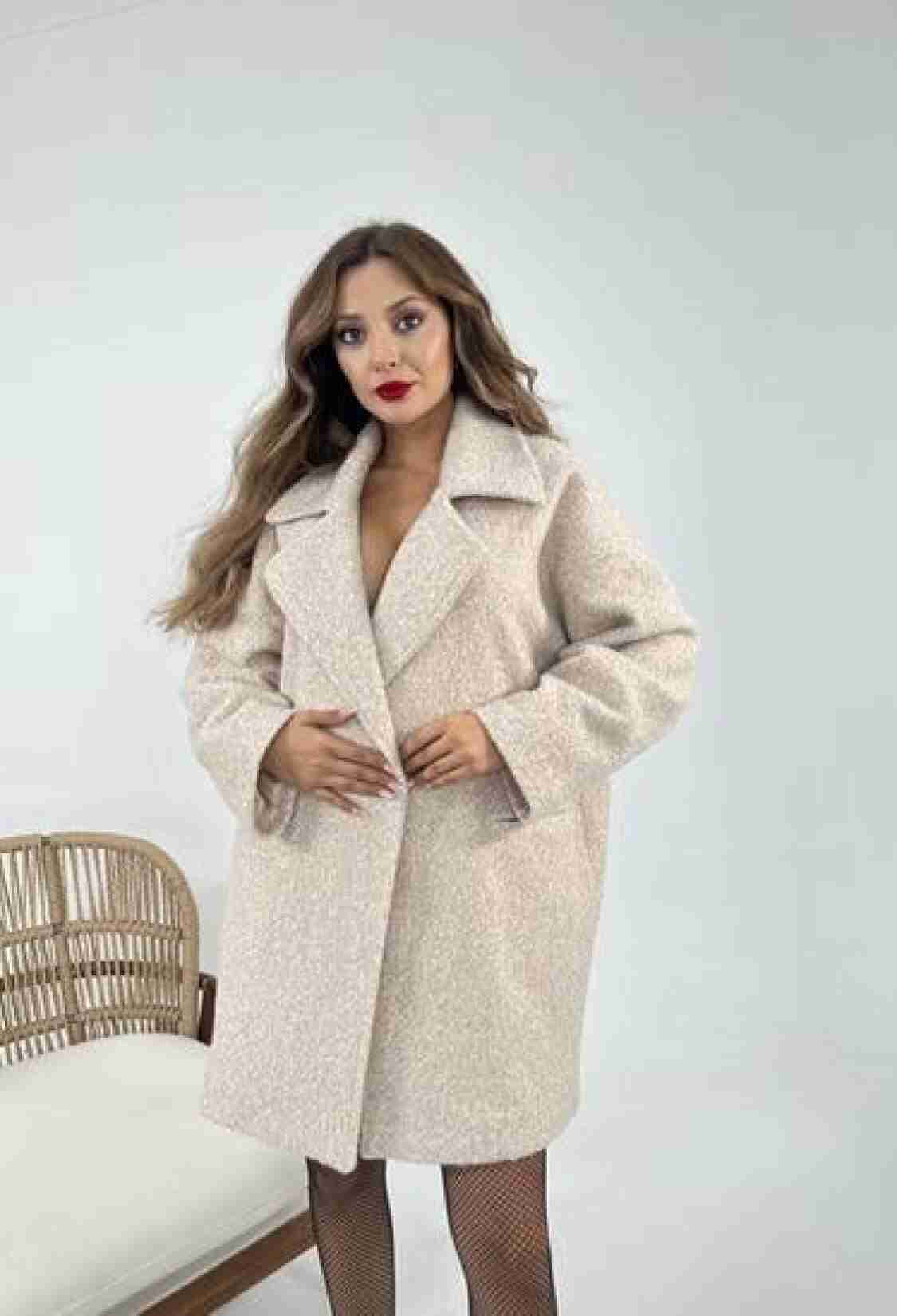 Elegant Single-Breasted Coat - Brand: Fame - Women & Kids, Baby Clothes Wholesale - TheBS Women
