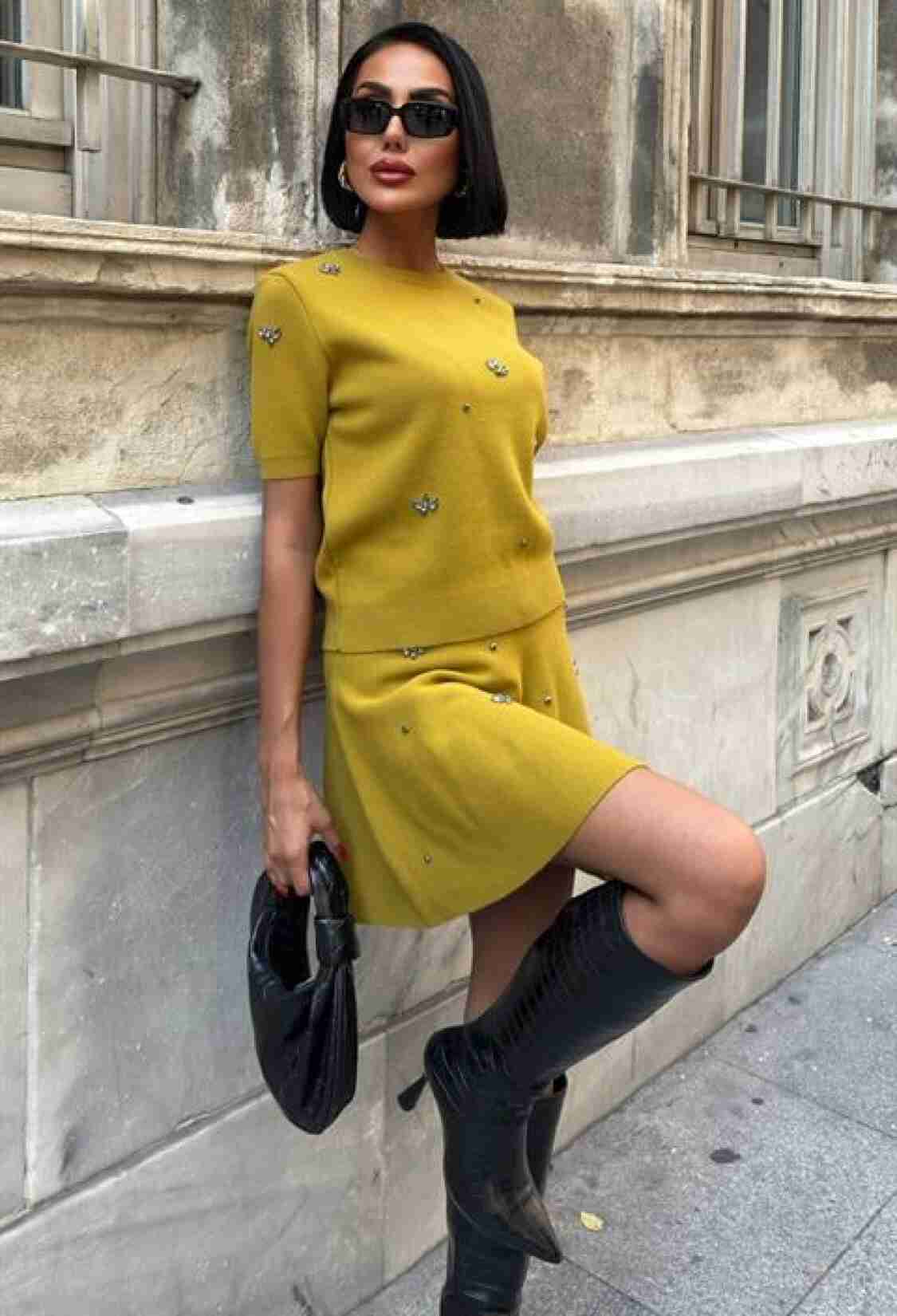 Yellow Elegant Casual Set - Brand: Sobe Istanbul - Women & Kids, Baby Clothes Wholesale - TheBS Women