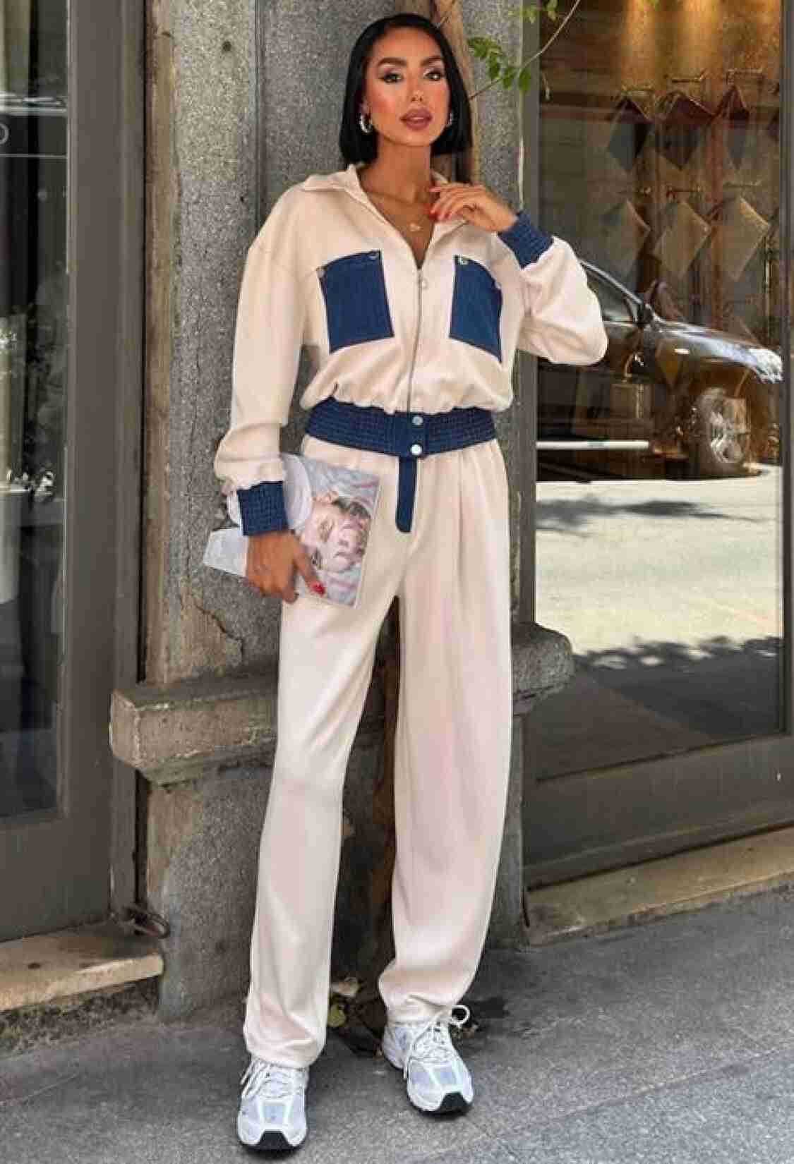 Beige Casual Sport Streetwear Set - Brand: Sobe Istanbul - Women & Kids, Baby Clothes Wholesale - TheBS Women
