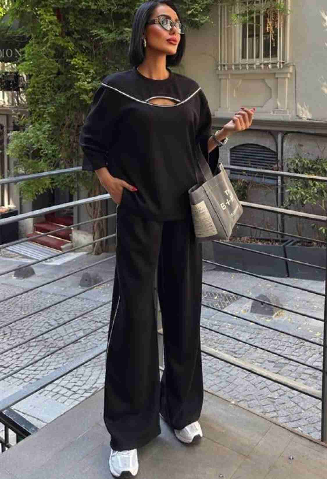 Set With Elegant Palazzo Pants - Brand: Sobe Istanbul - Women & Kids, Baby Clothes Wholesale - TheBS Women