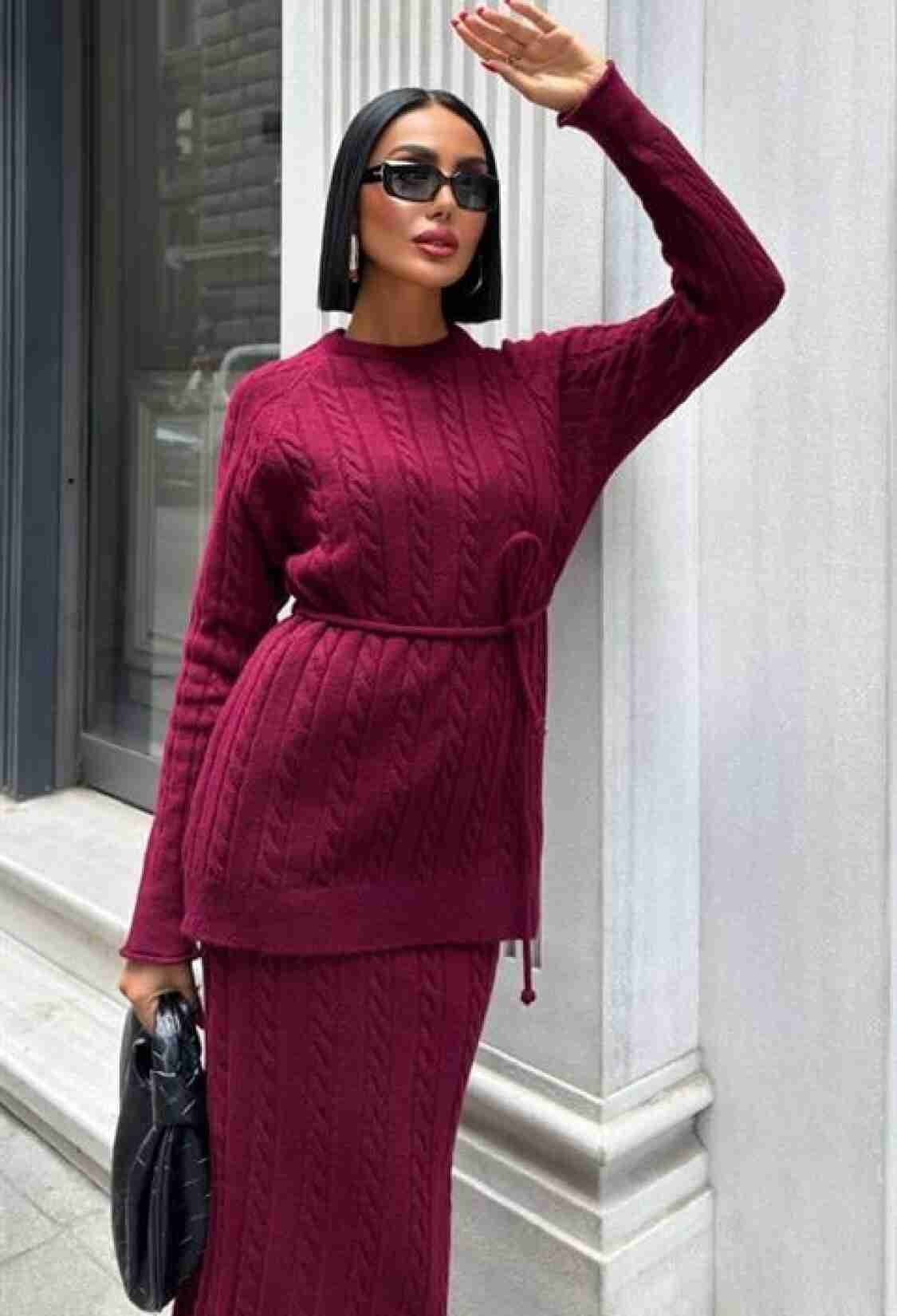 Set - Elegant Pencil Maxi Skirt Ensemble - Brand: Sobe Istanbul - Women & Kids, Baby Clothes Wholesale - TheBS Women