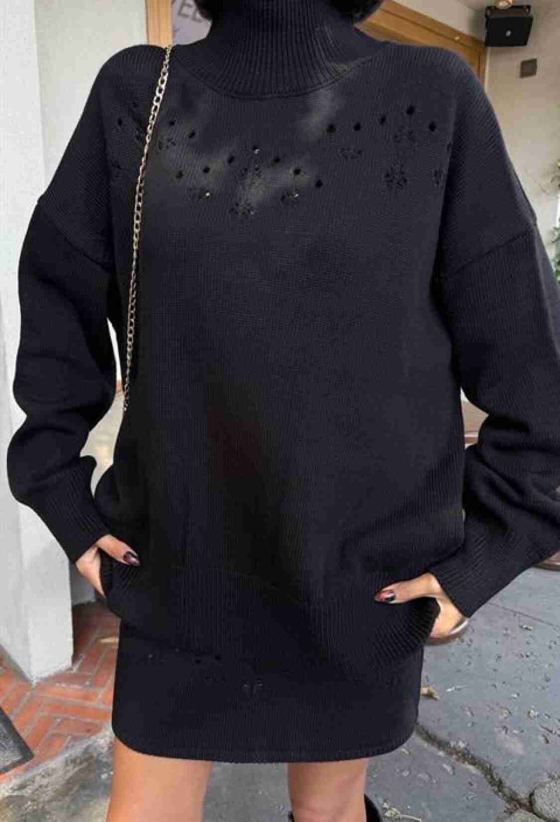Set With Turtle Neck And Bodycon Mini Skirt - Brand: Sobe Istanbul - Women & Kids, Baby Clothes Wholesale - TheBS Women