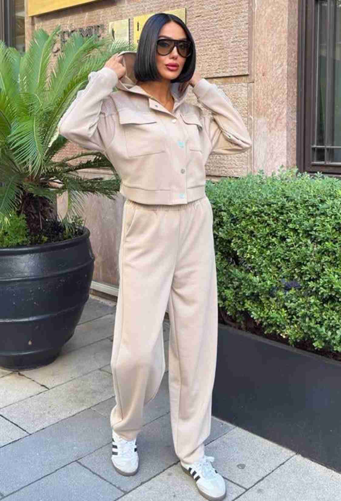 Beige Casual Sport Set - Brand: Sobe Istanbul - Women & Kids, Baby Clothes Wholesale - TheBS Women