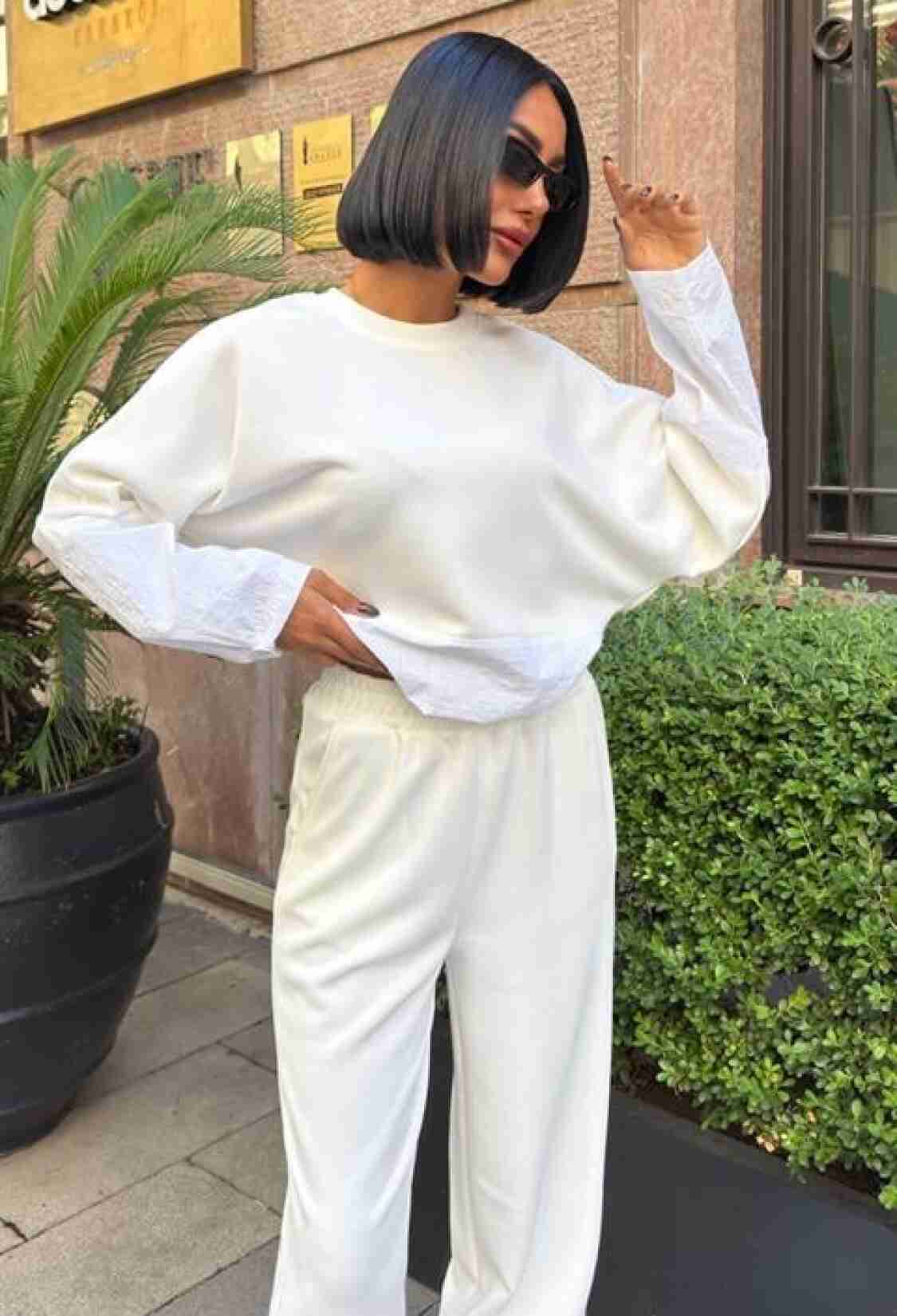 White Casual Sport Set - Brand: Sobe Istanbul - Women & Kids, Baby Clothes Wholesale - TheBS Women