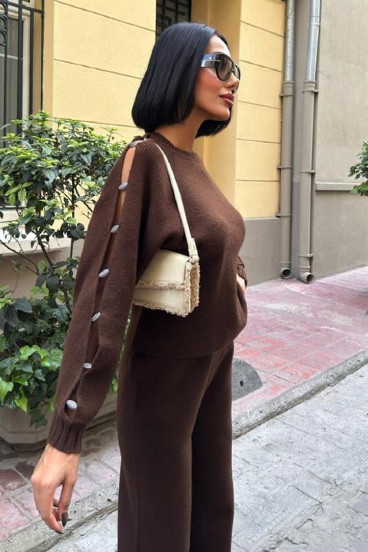 Casual Elegant Set With Palazzo Pants - Brand: Sobe Istanbul - Women & Kids, Baby Clothes Wholesale - TheBS Women