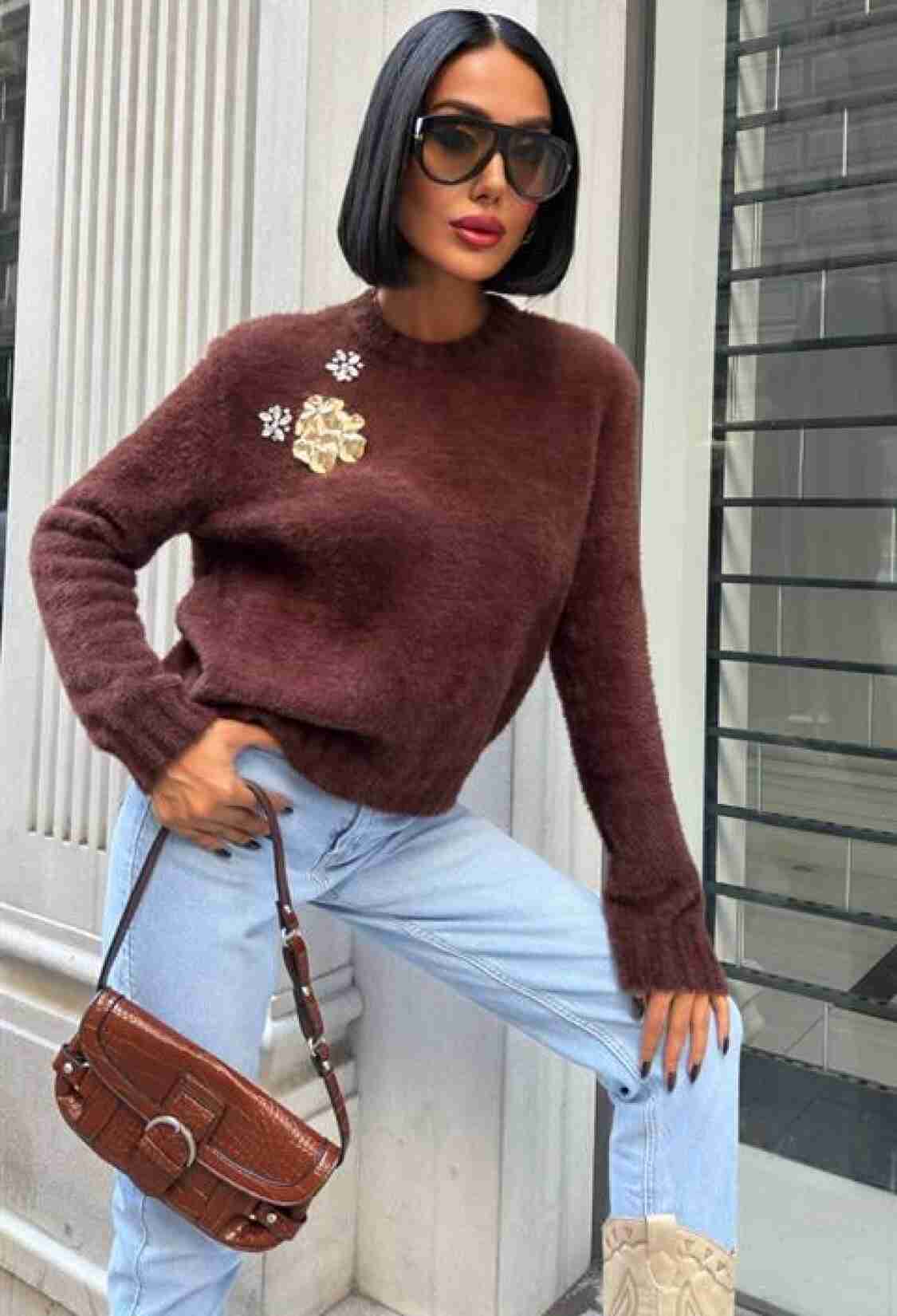 Casual Elegant Streetwear Glam Vintage Retro Sweater - Brand: Sobe Istanbul - Women & Kids, Baby Clothes Wholesale - TheBS Women