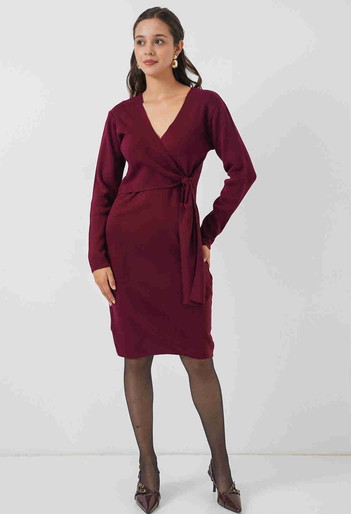 Elegant Formal Wrap Dress - Brand: Bigdart - Women & Kids, Baby Clothes Wholesale - TheBS Women