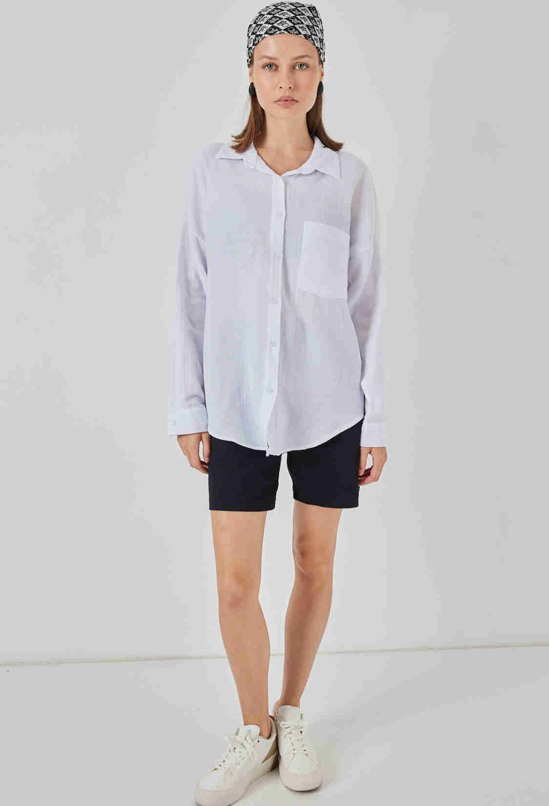 Oversized Casual Buttoned Shirt - Brand: Bigdart - Women & Kids, Baby Clothes Wholesale - TheBS Women