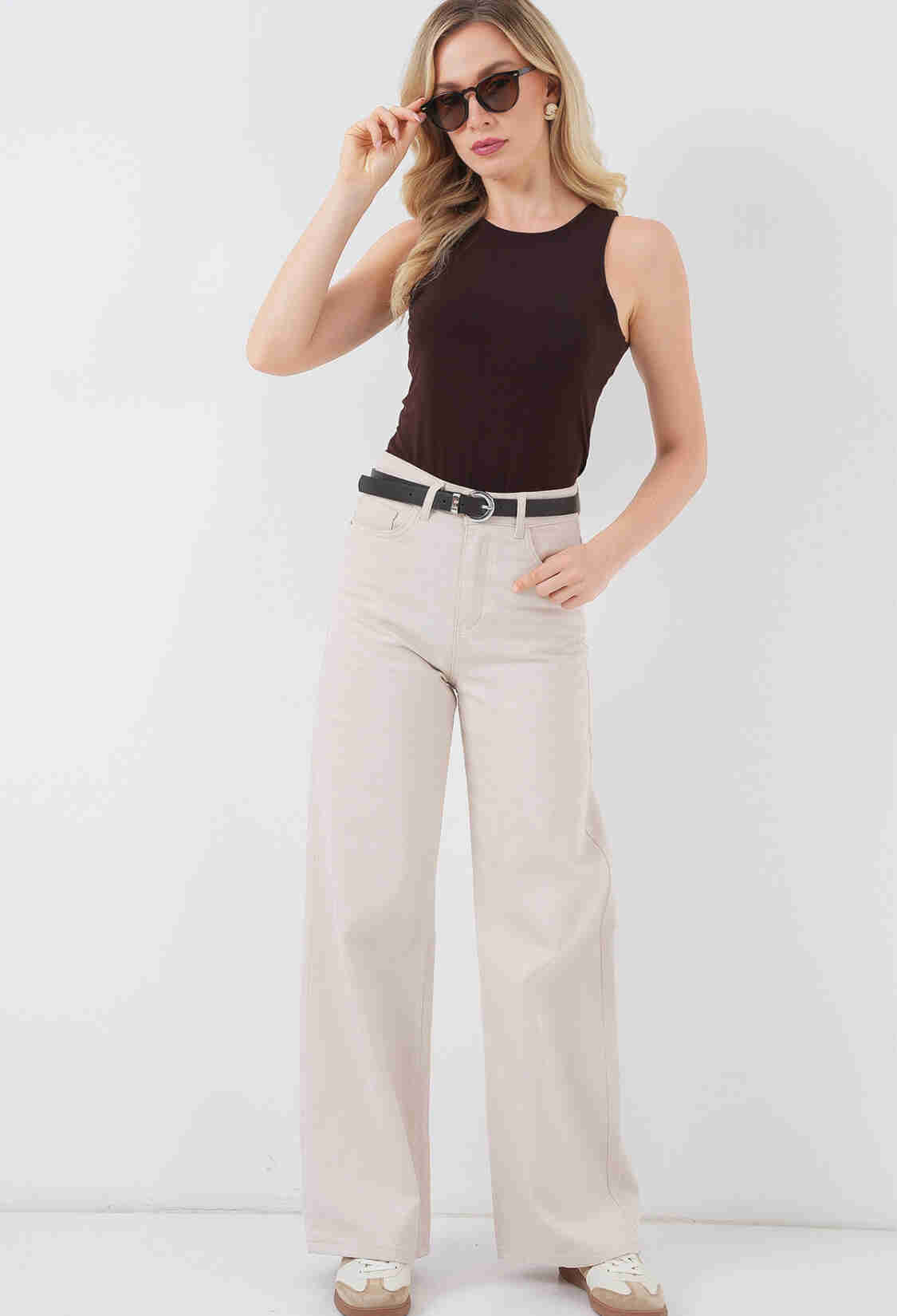 Blouse Slim Fit Round Neck Sleeveless - Brand: Bigdart - Women & Kids, Baby Clothes Wholesale - TheBS Women