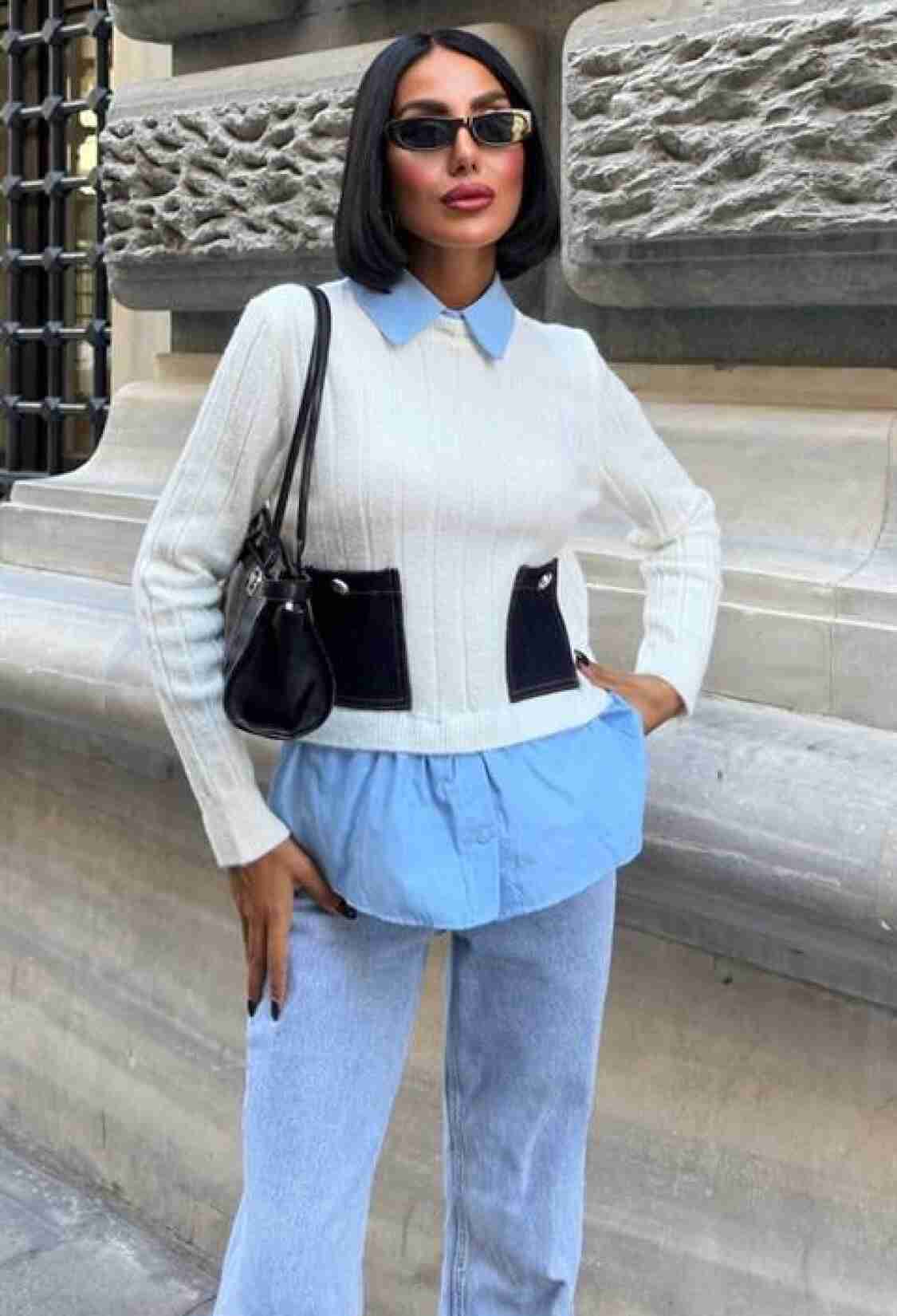 White Polo Neck Casual Sweater - Brand: Sobe Istanbul - Women & Kids, Baby Clothes Wholesale - TheBS Women