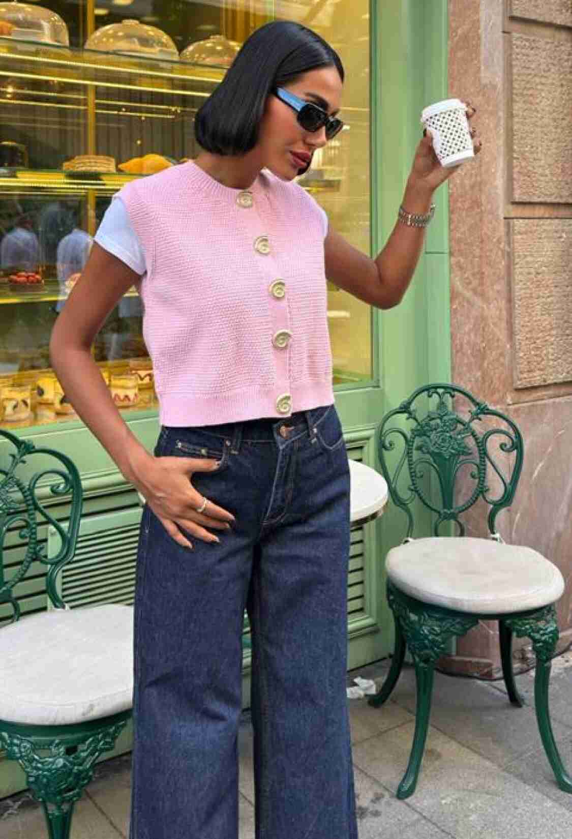 Casual Buttoned Crop Vest - Brand: Sobe Istanbul - Women & Kids, Baby Clothes Wholesale - TheBS Women