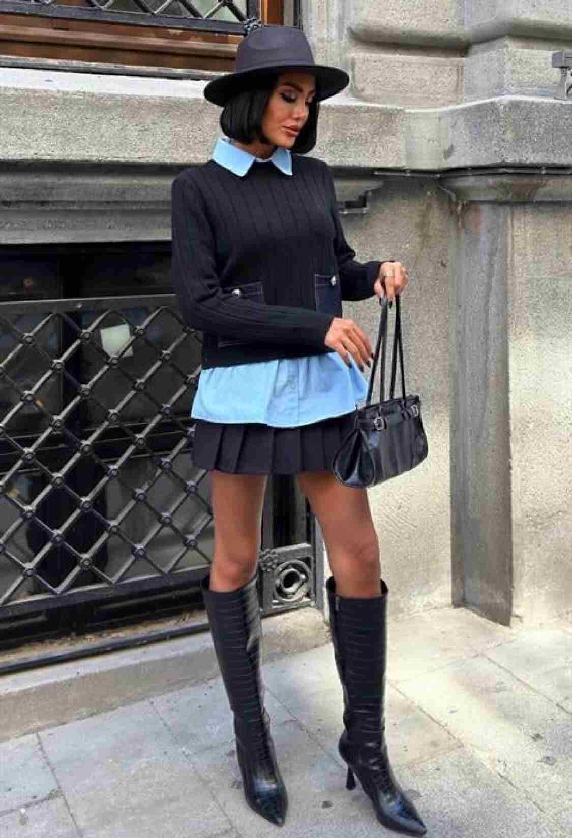 Sweater With Striped And Plain Design - Brand: Sobe Istanbul - Women & Kids, Baby Clothes Wholesale - TheBS Women