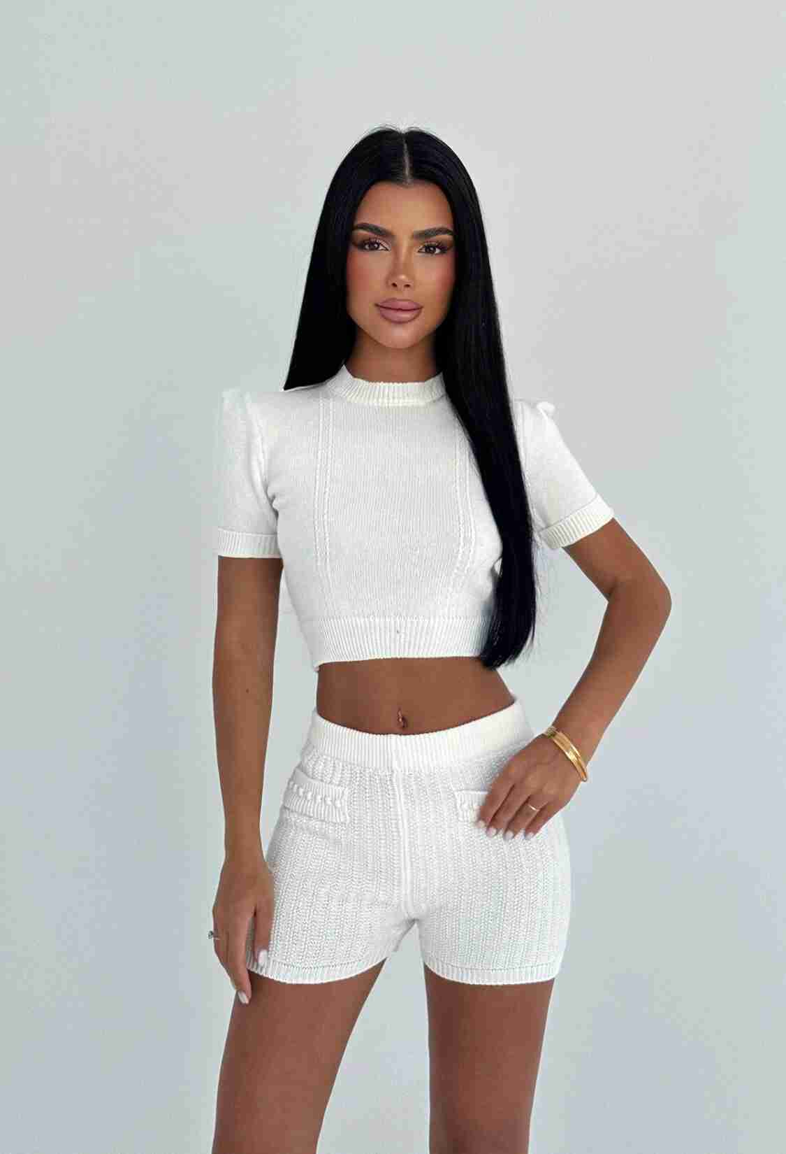 White Casual Sexy Elegant Set - Brand: EYYO ATELIER - Women & Kids, Baby Clothes Wholesale - TheBS Women