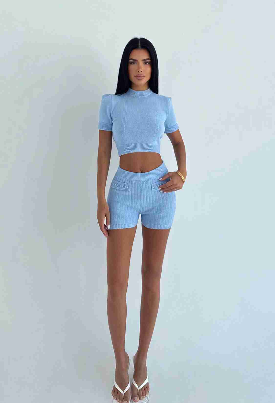 Casual Sexy Streetwear Elegant Set - Brand: EYYO ATELIER - Women & Kids, Baby Clothes Wholesale - TheBS Women