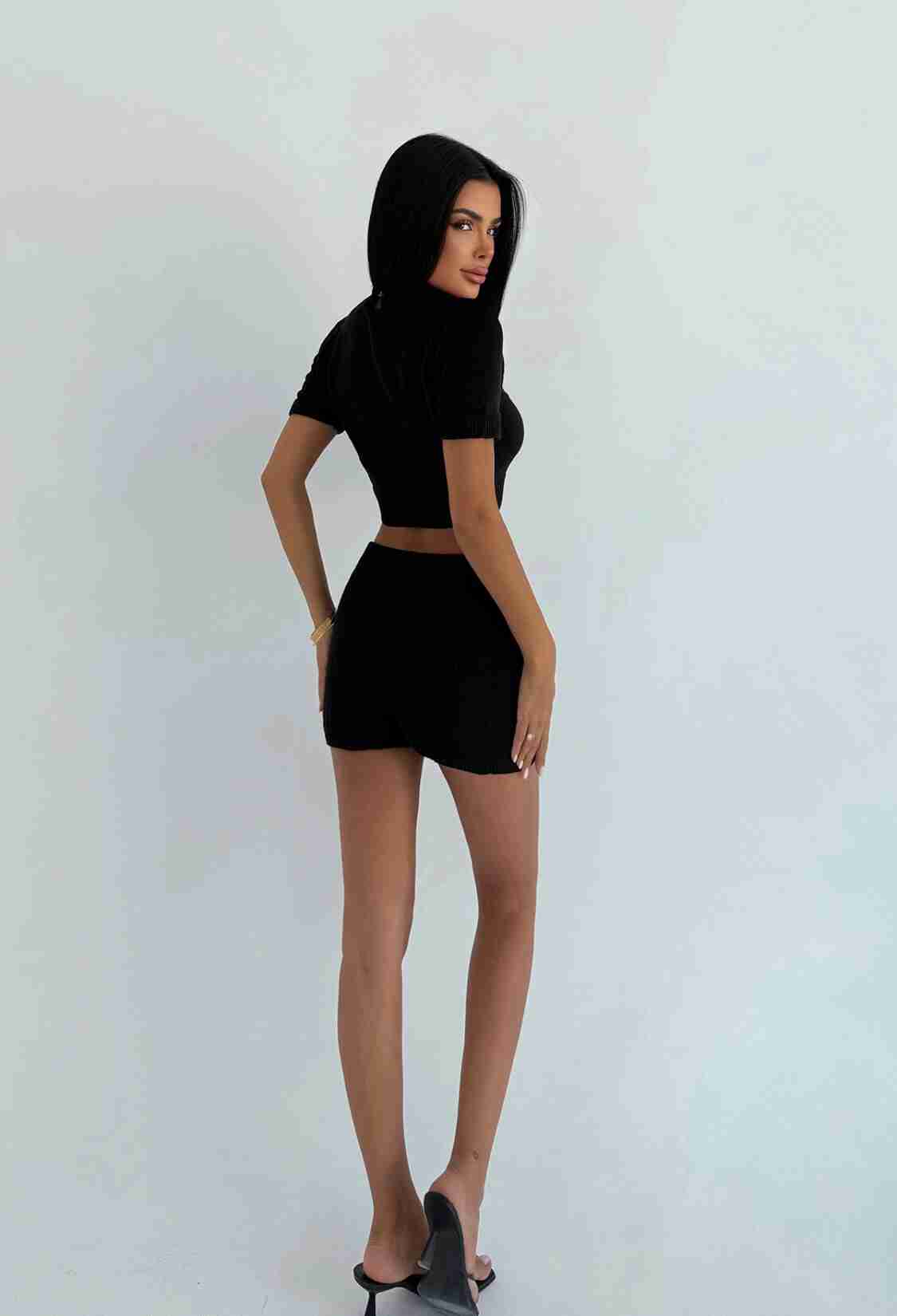 Slim Fit Puff Sleeve Athletic Set - Brand: EYYO ATELIER - Women & Kids, Baby Clothes Wholesale - TheBS Women