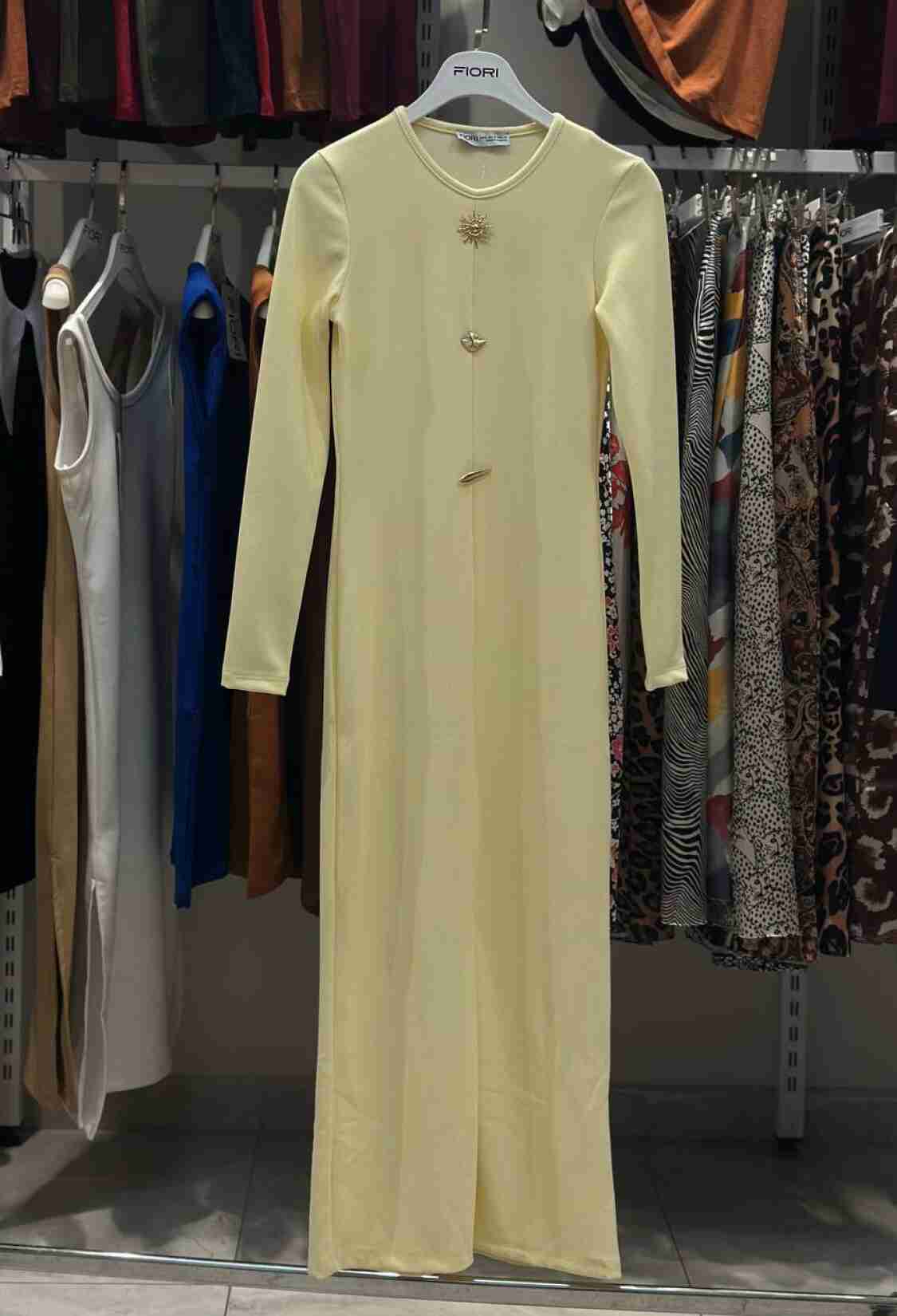 Elegant Sheath Dress With Long Sleeves - Brand: Fiori - Women & Kids, Baby Clothes Wholesale - TheBS Women