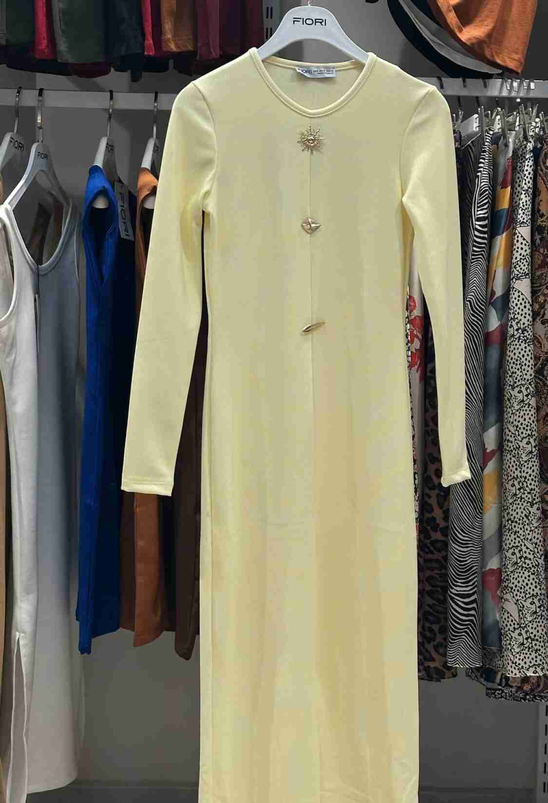 Elegant Sheath Dress With Long Sleeves - Brand: Fiori - Women & Kids, Baby Clothes Wholesale - TheBS Women