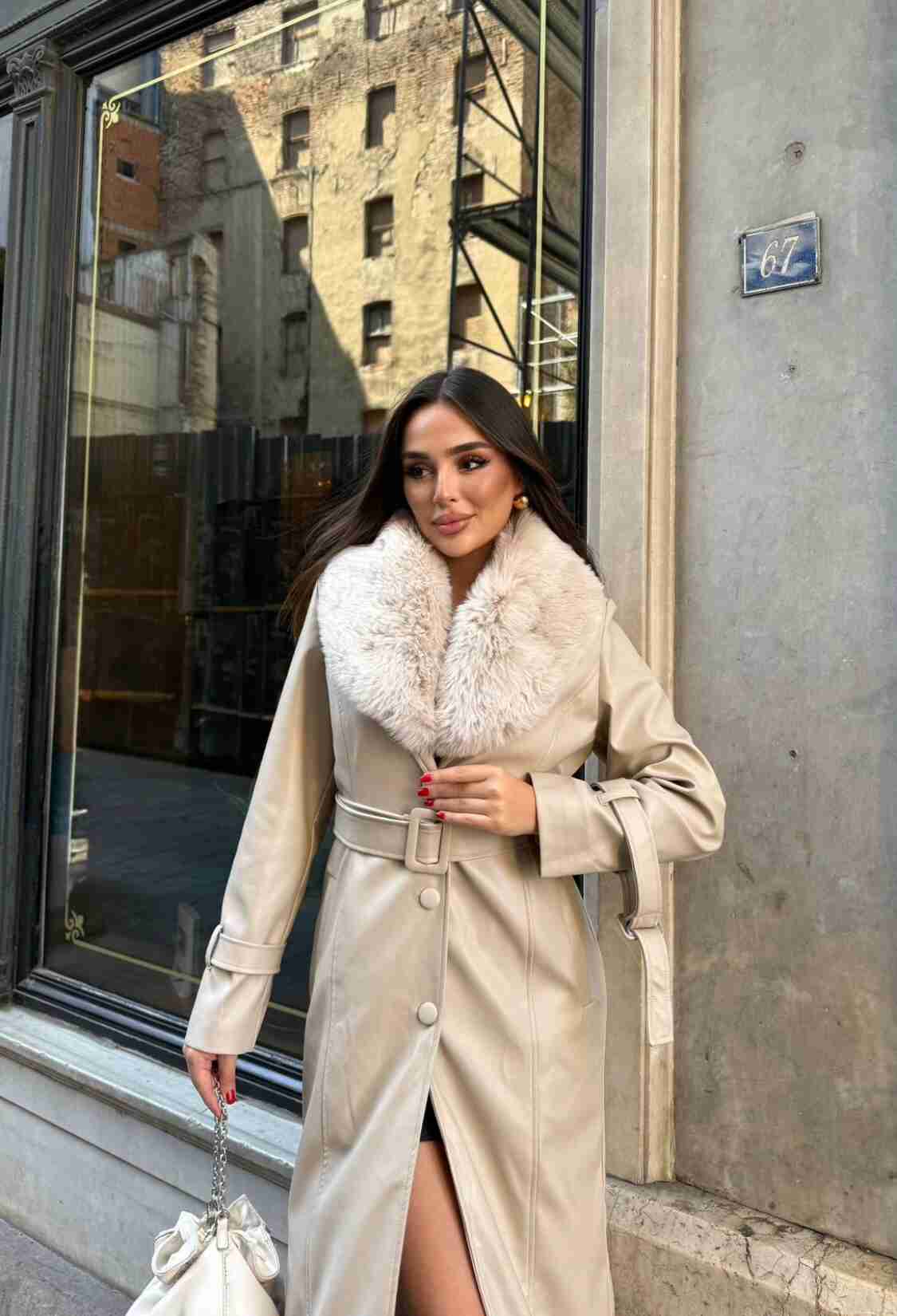Elegant Single-Breasted Long Coat - Brand: My Jest Fashion - Women & Kids, Baby Clothes Wholesale - TheBS Women