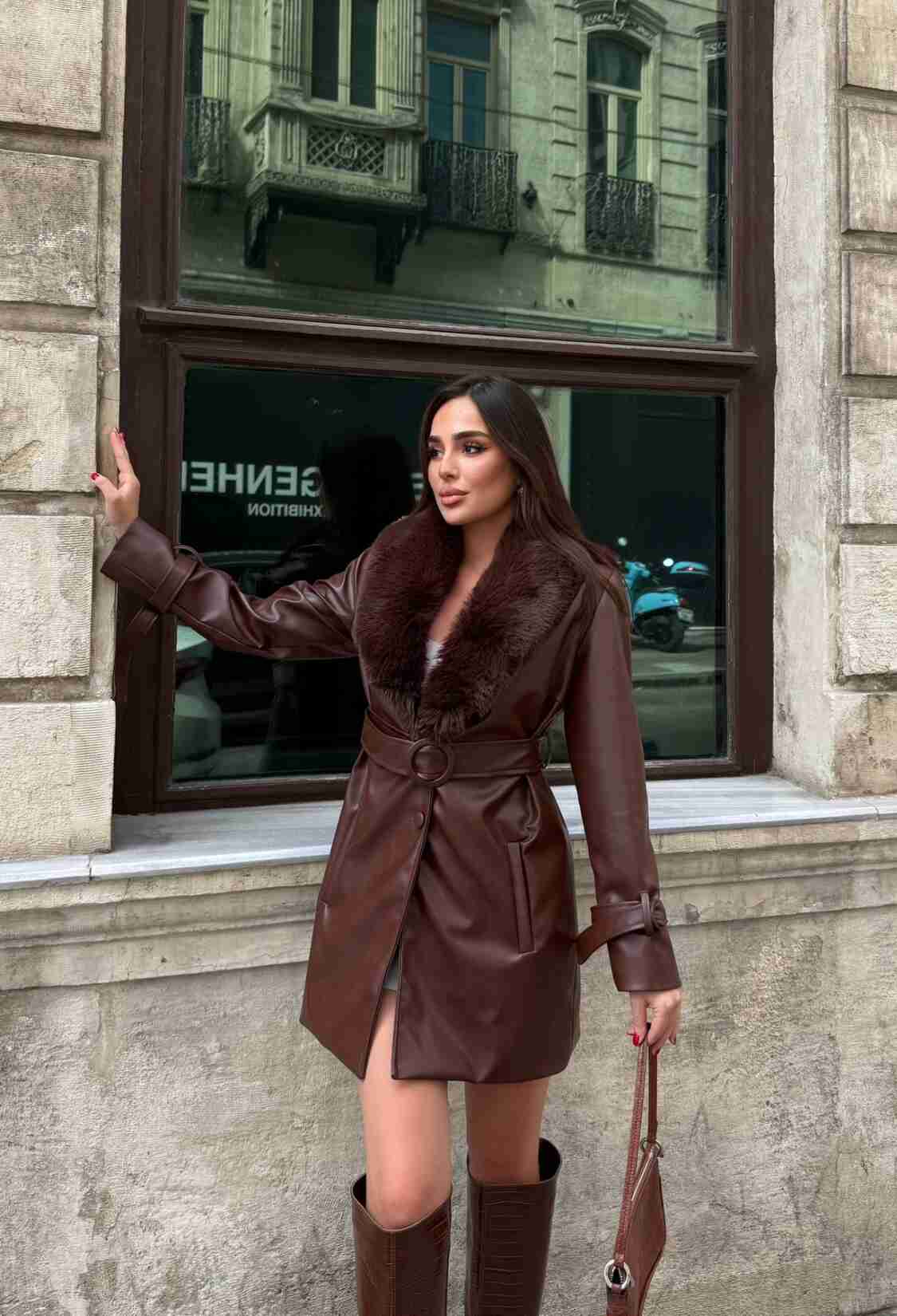 Elegant Slim Fit Single-Breasted Wrapover Coat - Brand: My Jest Fashion - Women & Kids, Baby Clothes Wholesale - TheBS Women