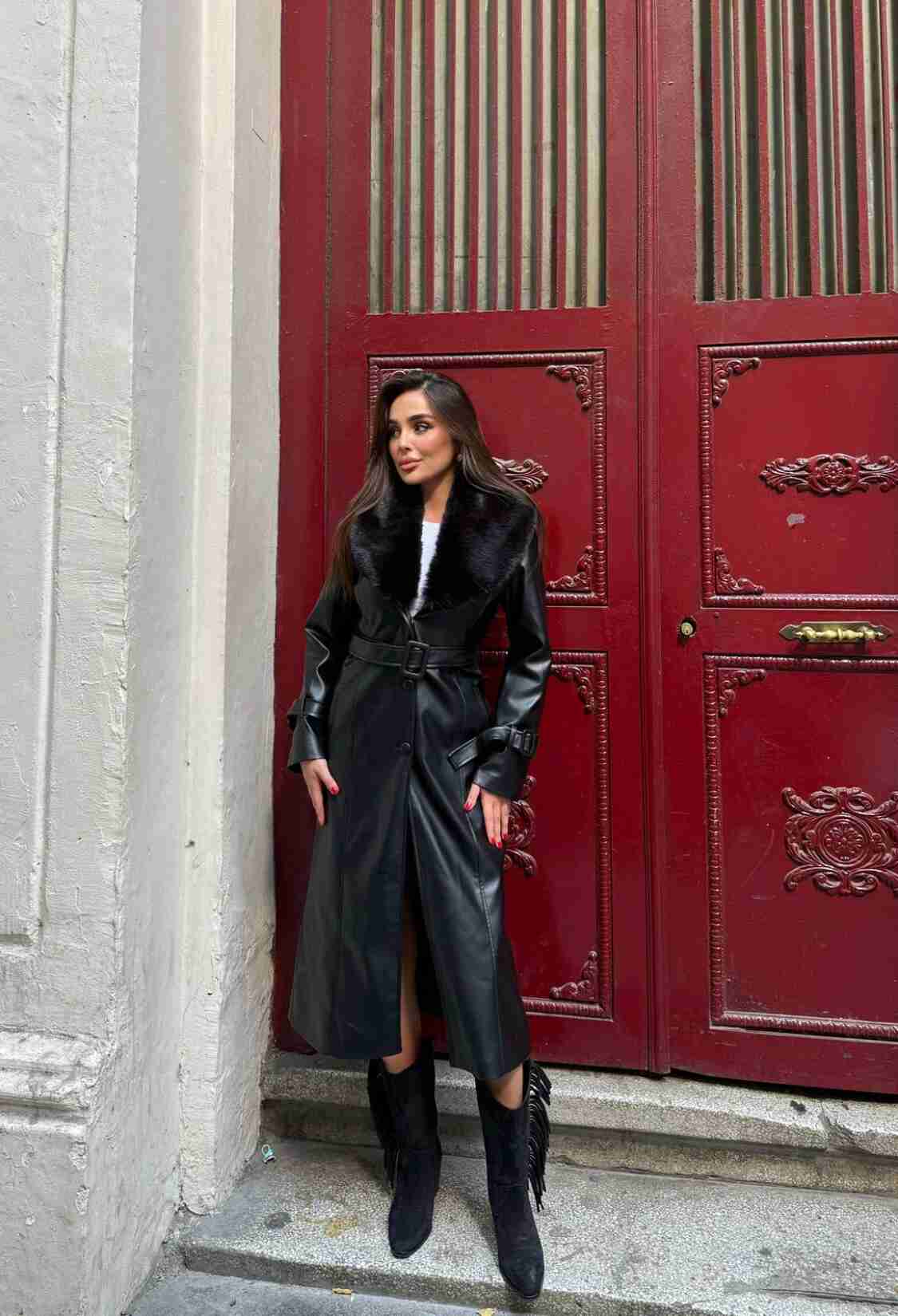Elegant Slim Fit Single-Breasted Wrapover Coat - Brand: My Jest Fashion - Women & Kids, Baby Clothes Wholesale - TheBS Women