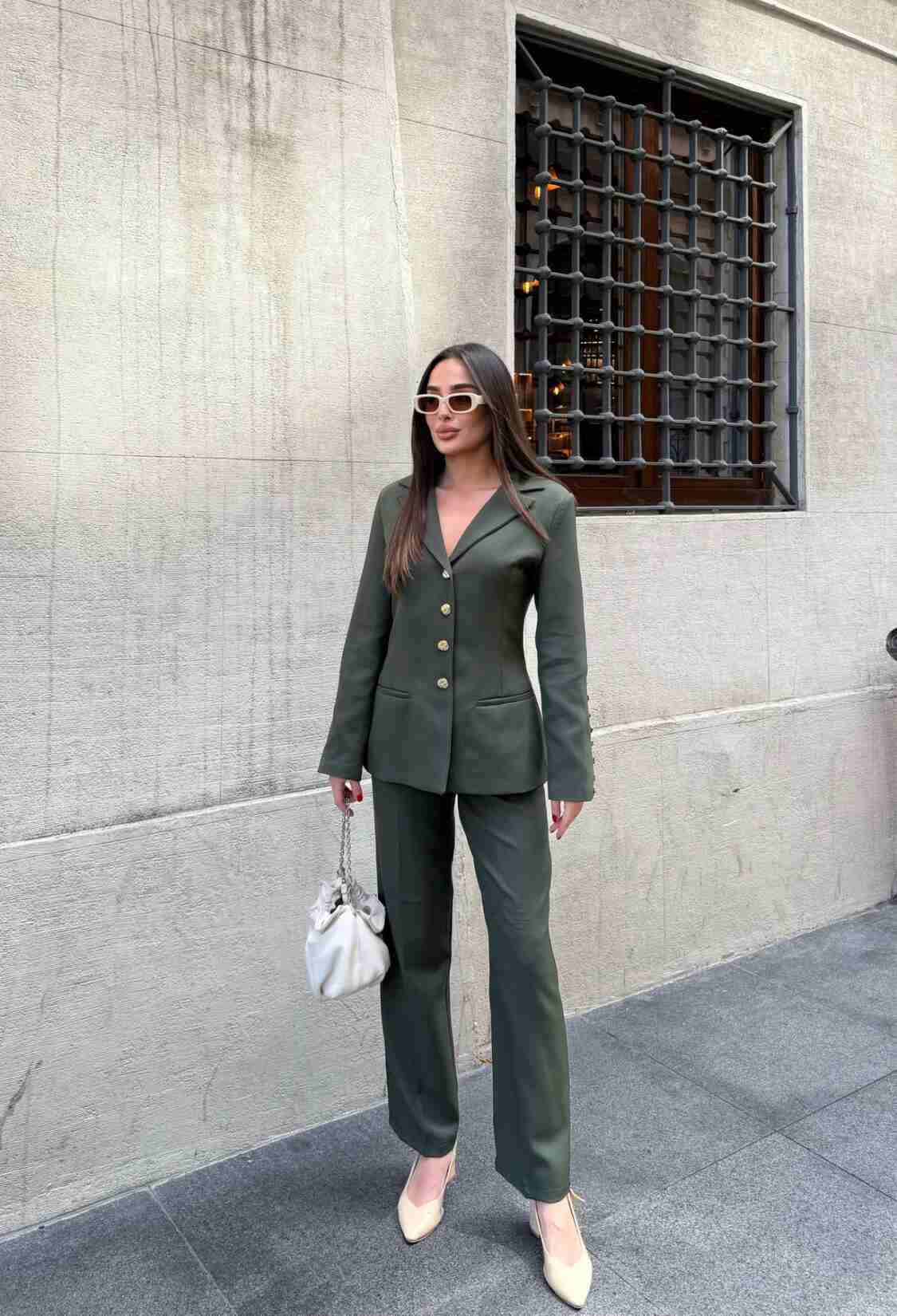 Green Elegant Formal Regular Fit Suit - Brand: My Jest Fashion - Women & Kids, Baby Clothes Wholesale - TheBS Women