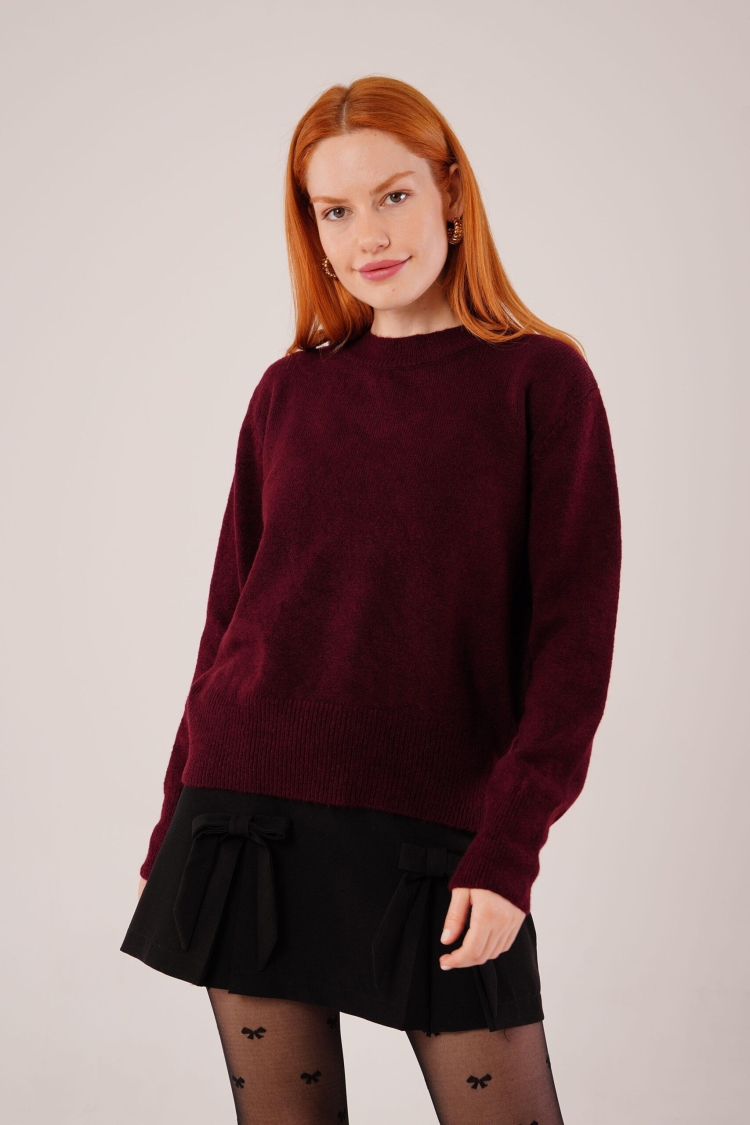 Sweater With High Neck And Long Sleeves - Brand: Lustrin - Women & Kids, Baby Clothes Wholesale - TheBS Women