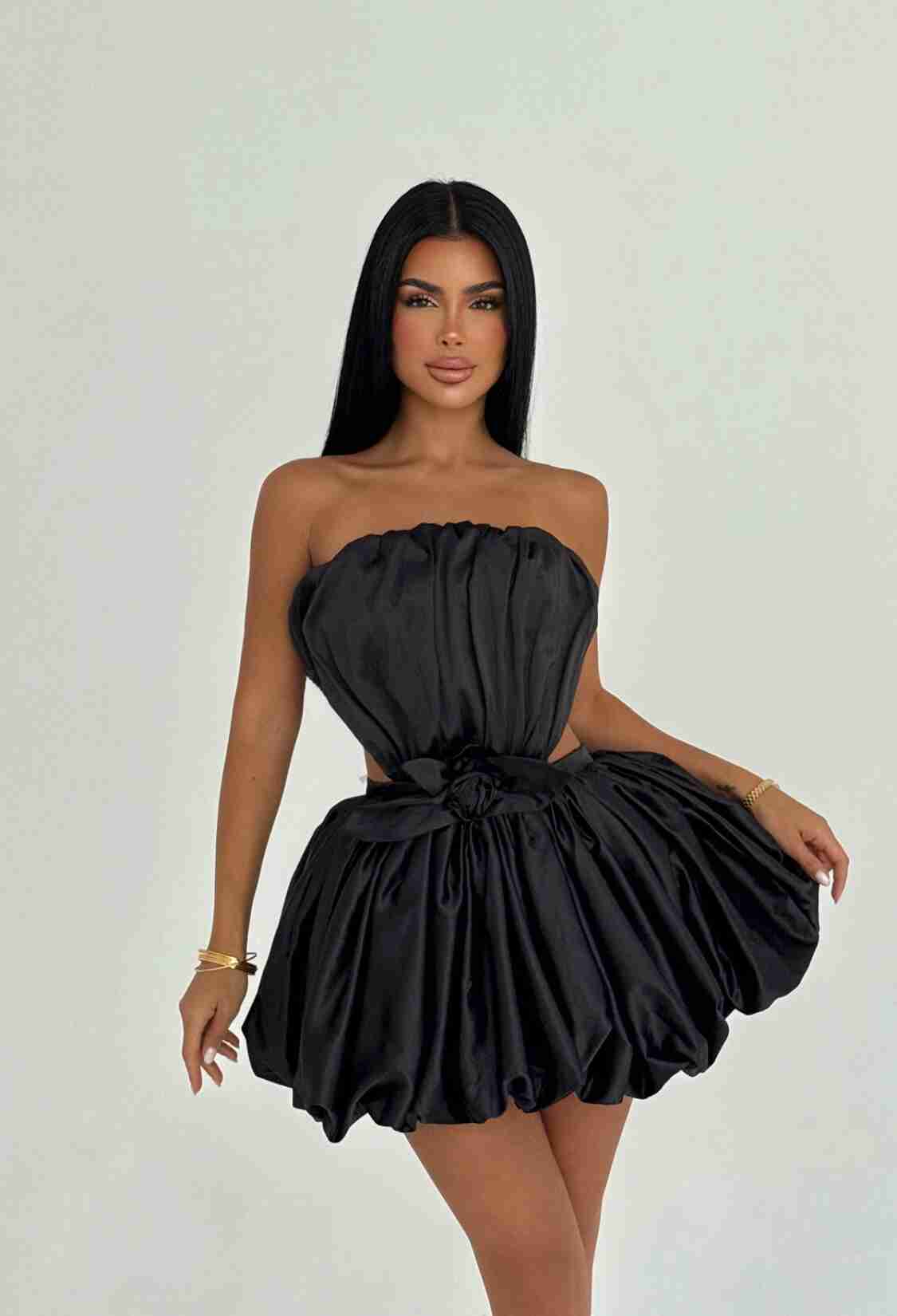 Elegant Sexy Bandeau Mini Dress - Brand: EYYO ATELIER - Women & Kids, Baby Clothes Wholesale - TheBS Women