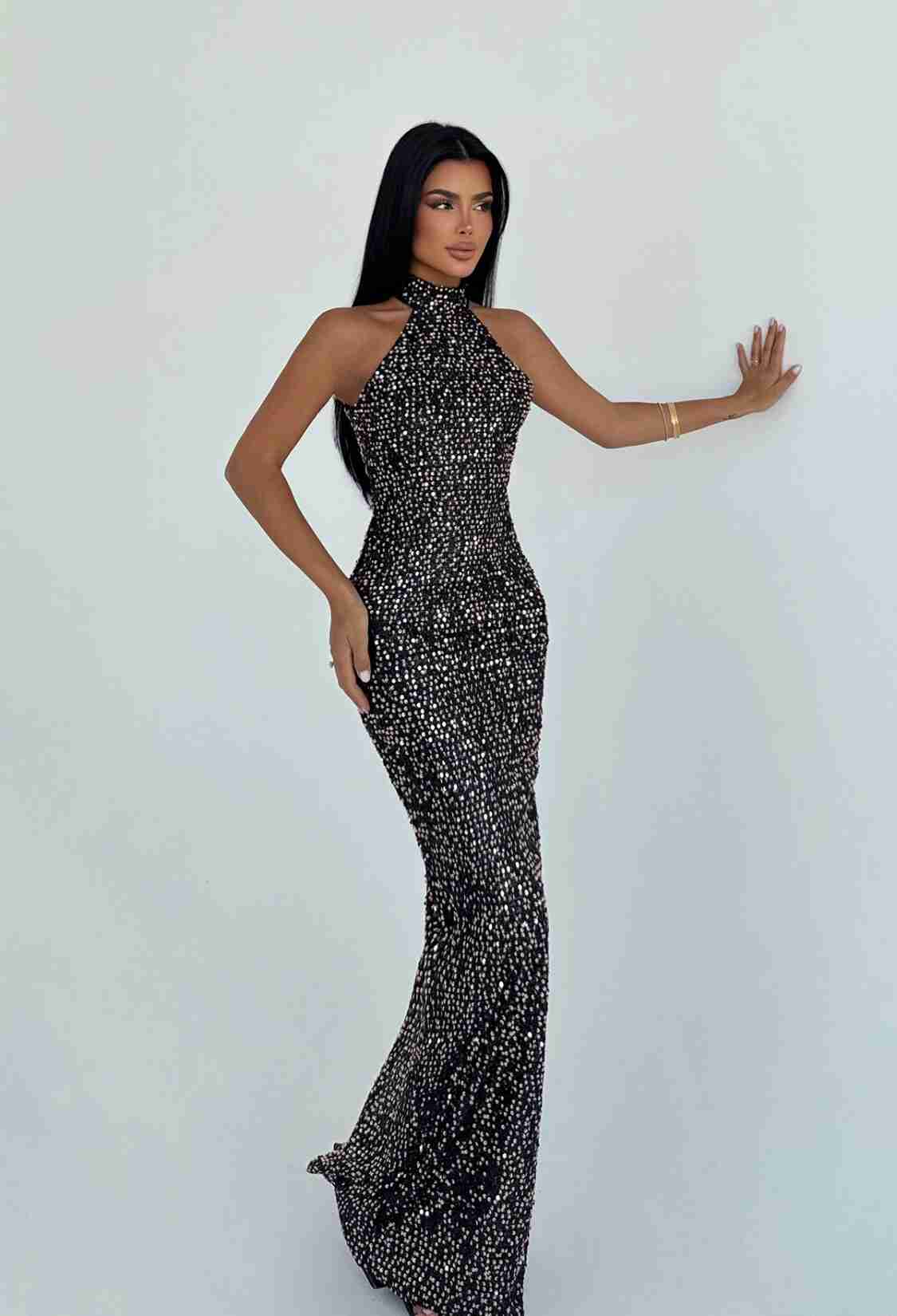 Black Sexy Elegant Glam Formal Bodycon Dress - Brand: EYYO ATELIER - Women & Kids, Baby Clothes Wholesale - TheBS Women