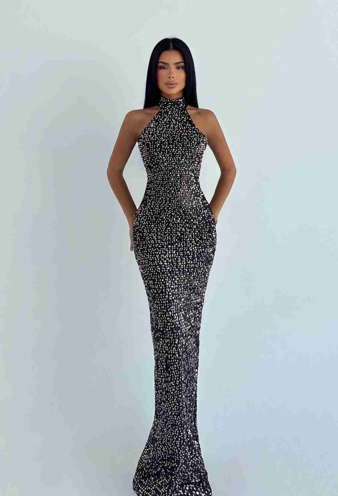 Black Sexy Elegant Glam Formal Bodycon Dress - Brand: EYYO ATELIER - Women & Kids, Baby Clothes Wholesale - TheBS Women