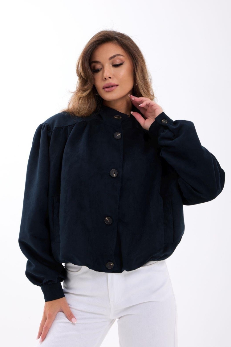 Overshirt Jacket With Band Collar - Brand: Fame - Women & Kids, Baby Clothes Wholesale - TheBS Women