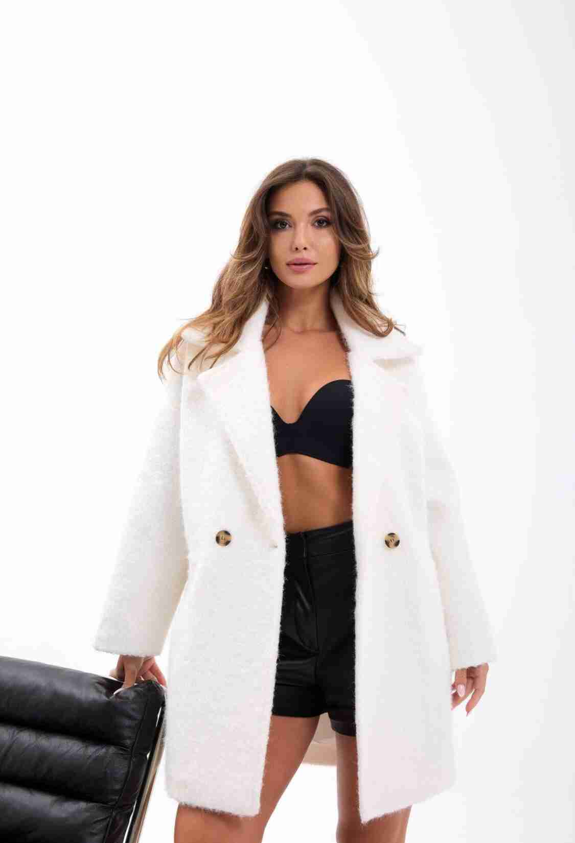 Elegant Single-Breasted Coat - Brand: Fame - Women & Kids, Baby Clothes Wholesale - TheBS Women