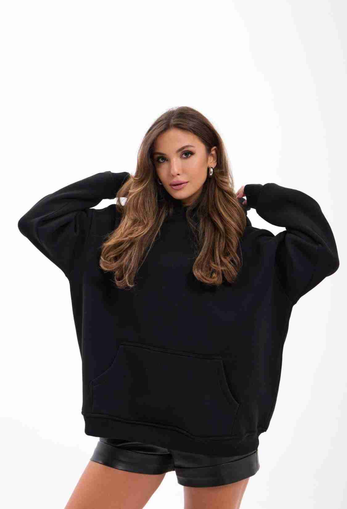 Oversized Hooded Sweatshirt - Brand: Fame - Women & Kids, Baby Clothes Wholesale - TheBS Women