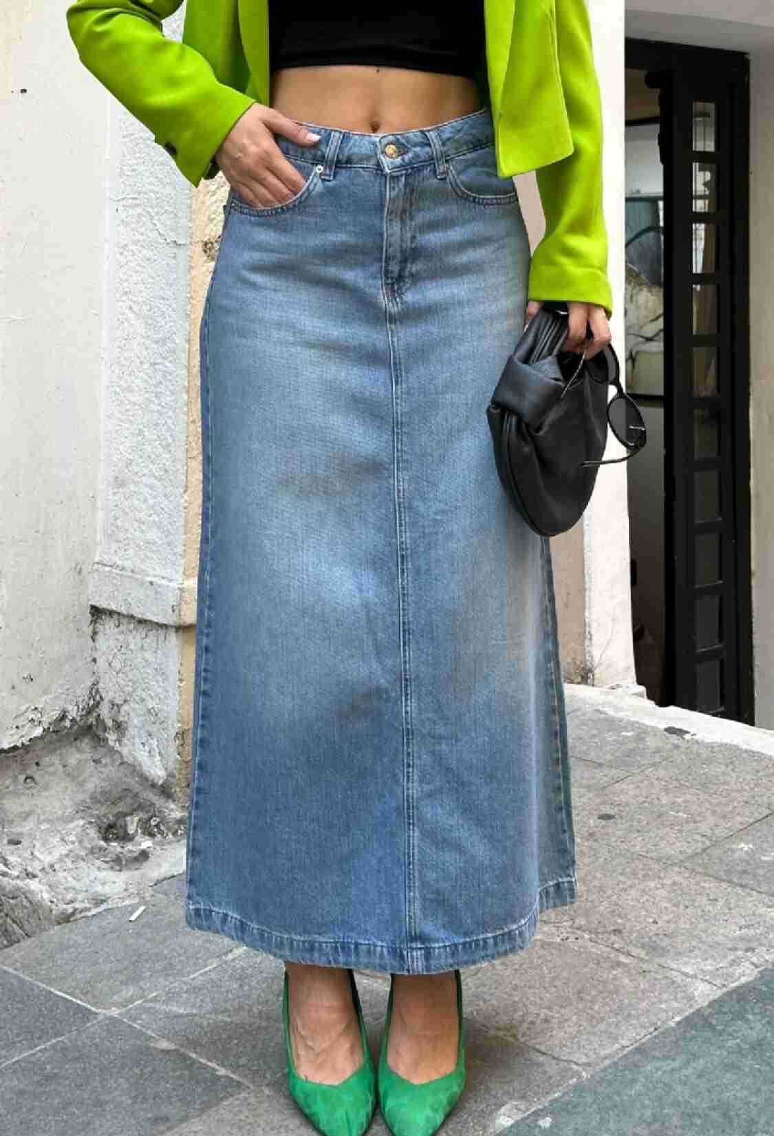 Pencil Maxi Skirt With Buttoned Closure - Brand: XLove - Women & Kids, Baby Clothes Wholesale - TheBS Women