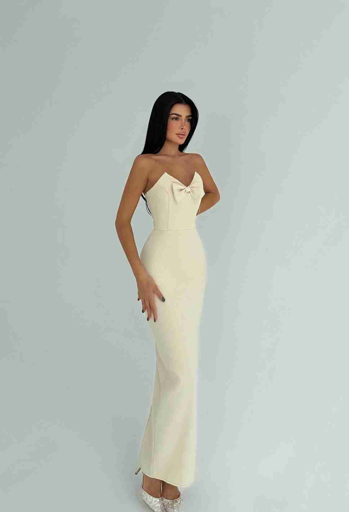 Sleeveless Sweetheart Neck Bodycon Dress - Brand: EYYO ATELIER - Women & Kids, Baby Clothes Wholesale - TheBS Women