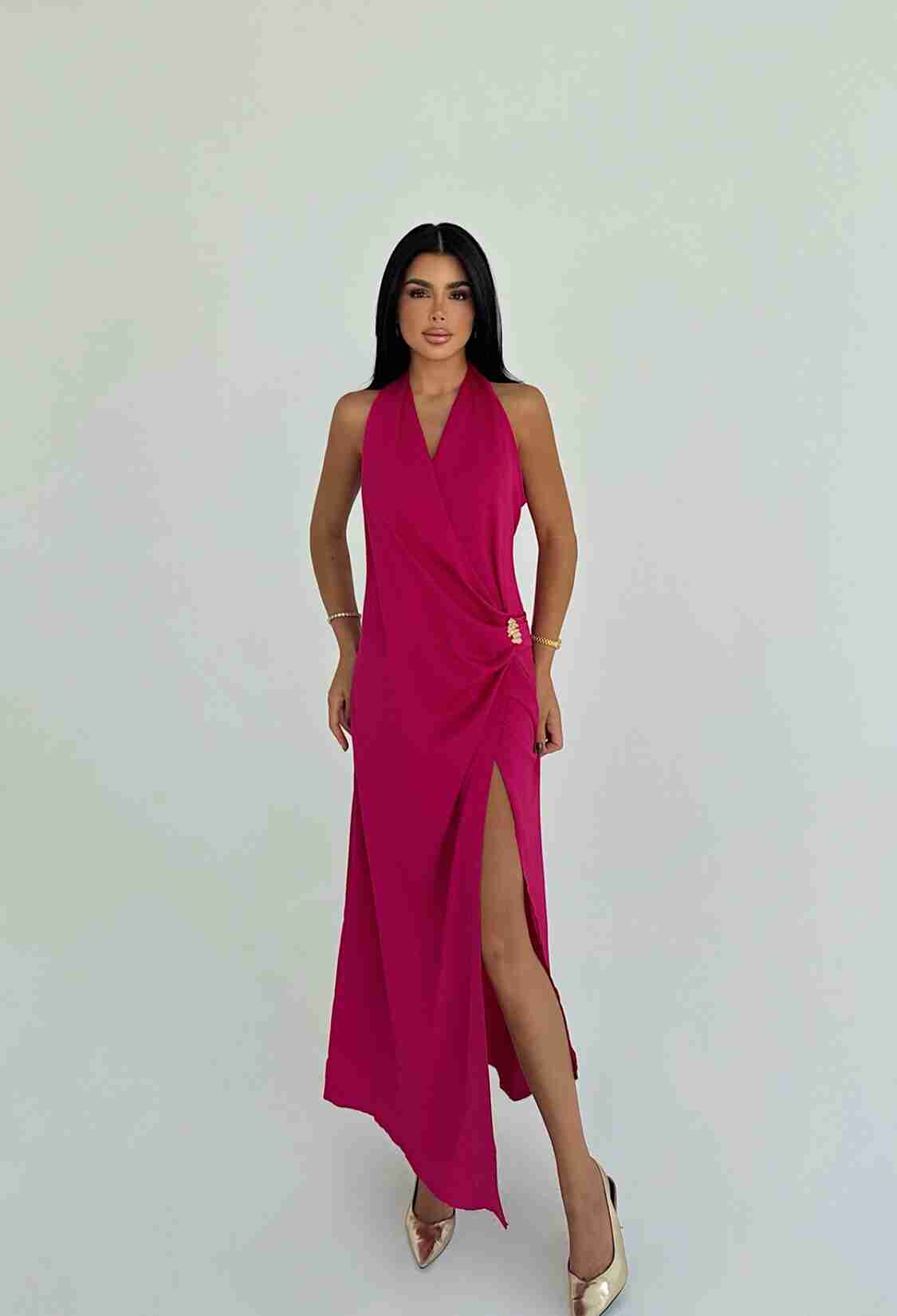 Elegant Sleeveless Slip Dress - Brand: EYYO ATELIER - Women & Kids, Baby Clothes Wholesale - TheBS Women