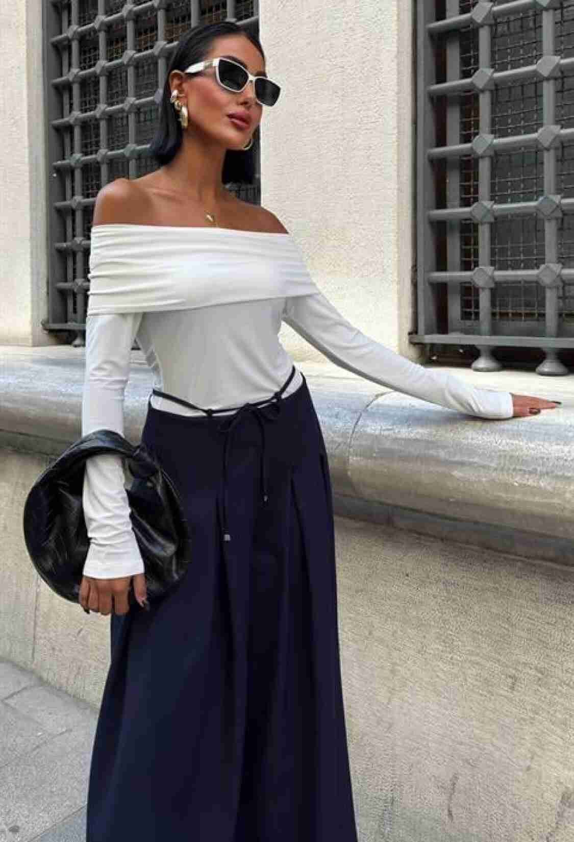 Palazzo Pants With Drawstring Closure - Brand: Sobe Istanbul - Women & Kids, Baby Clothes Wholesale - TheBS Women