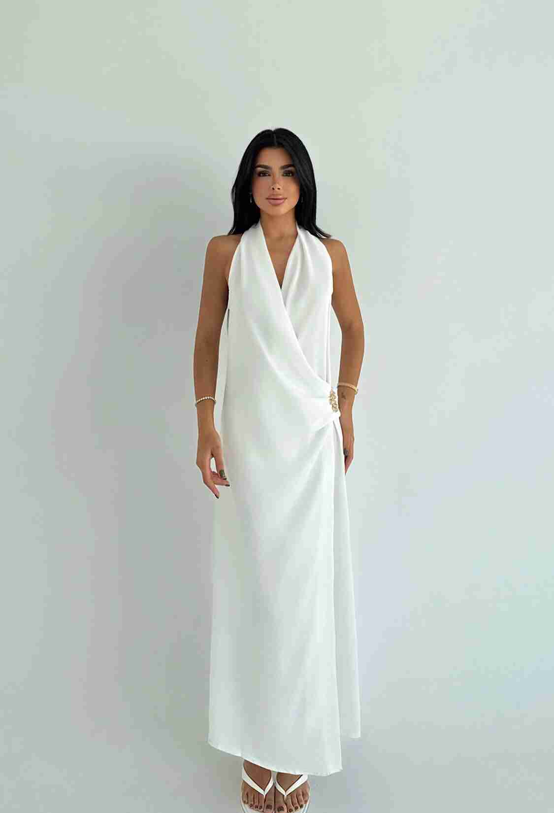 Elegant Glamorous Wrap Dress - Brand: EYYO ATELIER - Women & Kids, Baby Clothes Wholesale - TheBS Women