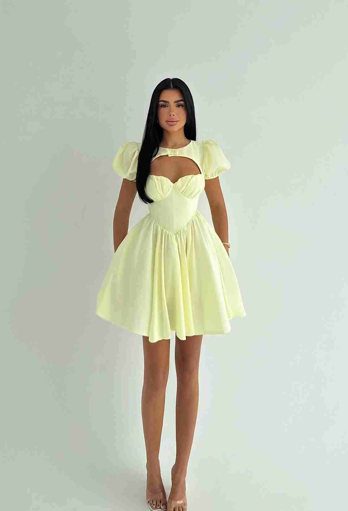 Cute Elegant Mini Fit And Flare Dress - Brand: EYYO ATELIER - Women & Kids, Baby Clothes Wholesale - TheBS Women