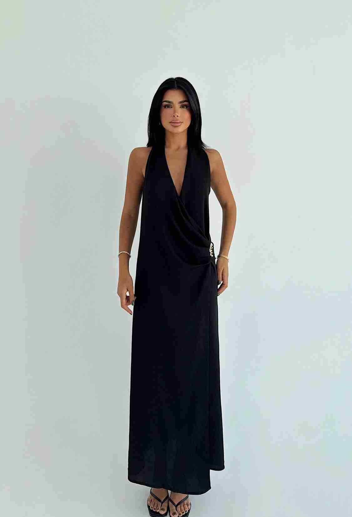 Sexy Elegant Formal Wrap Maxi Dress - Brand: EYYO ATELIER - Women & Kids, Baby Clothes Wholesale - TheBS Women