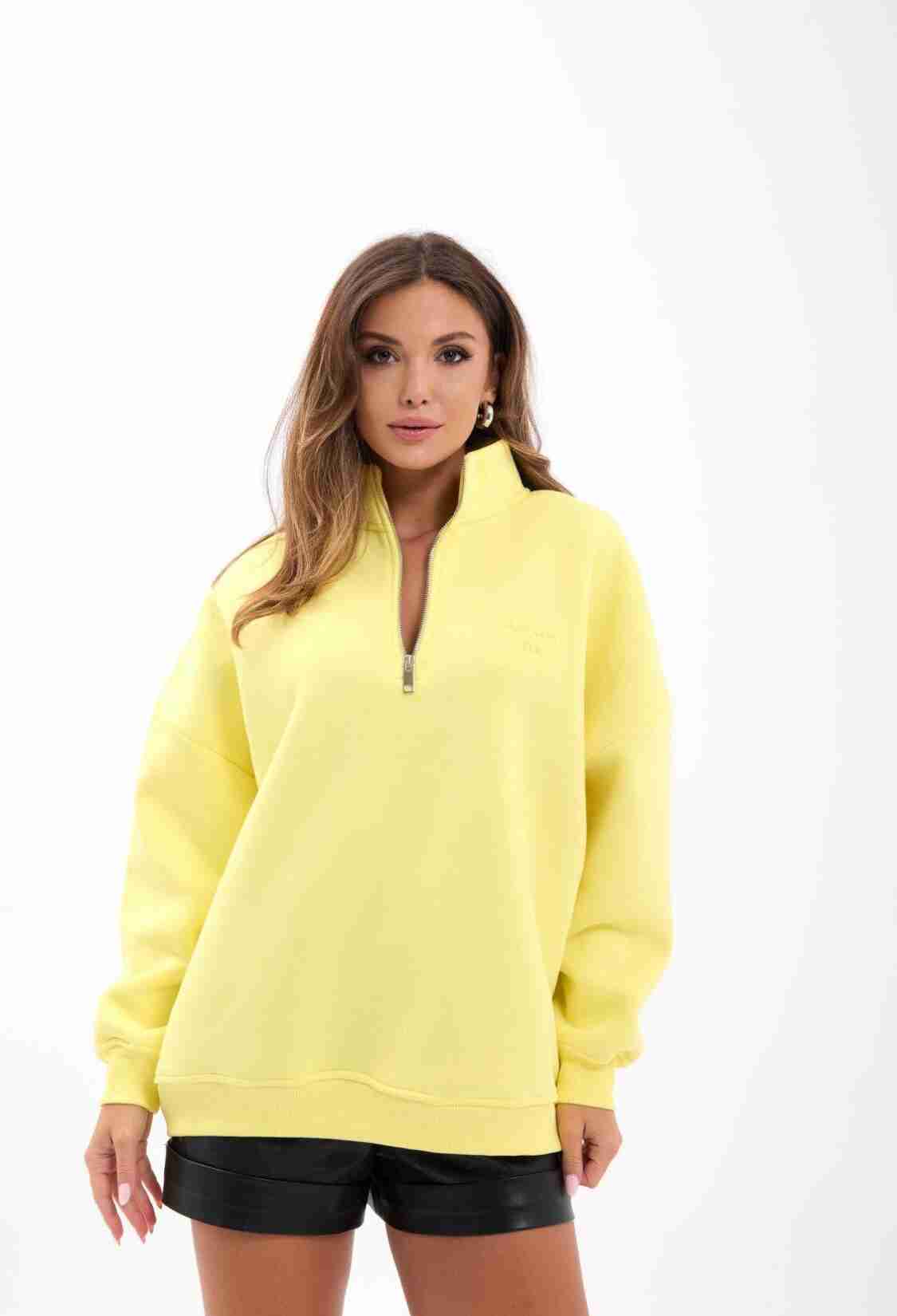 Oversized Fit Sweatshirt With Hooded Neck - Brand: Fame - Women & Kids, Baby Clothes Wholesale - TheBS Women