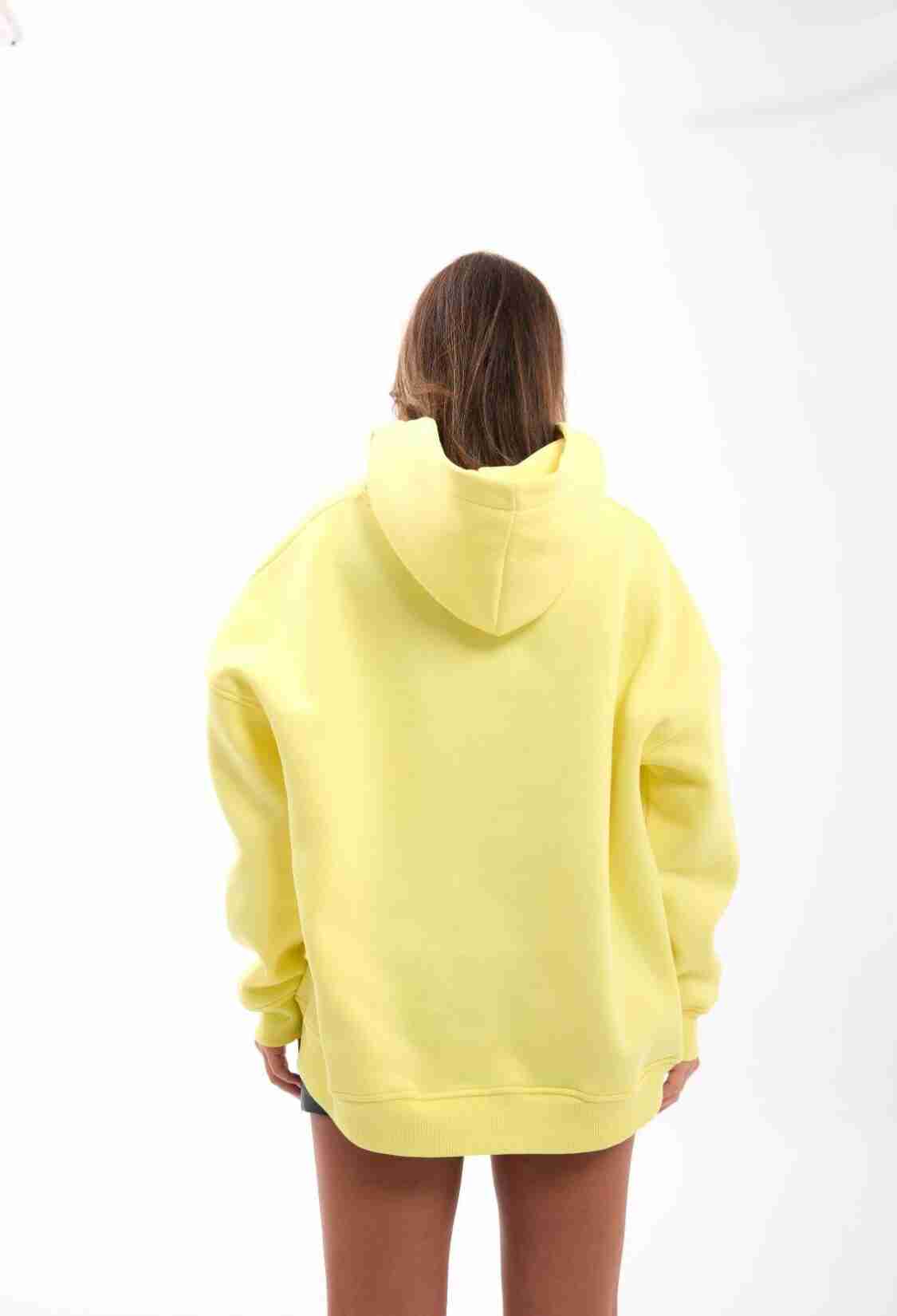 Casual Oversized Fit Sweatshirt With Hood - Brand: Fame - Women & Kids, Baby Clothes Wholesale - TheBS Women