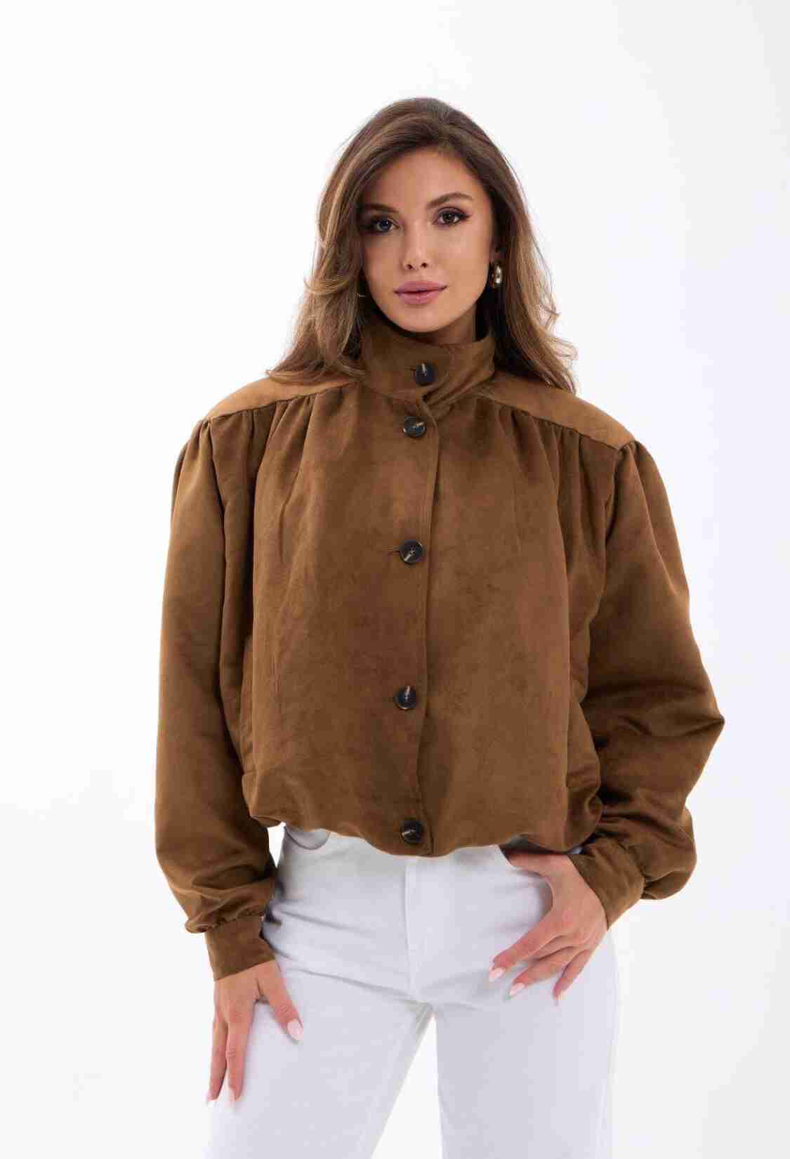 Elegant Single-Breasted Blazer Jacket - Brand: Fame - Women & Kids, Baby Clothes Wholesale - TheBS Women